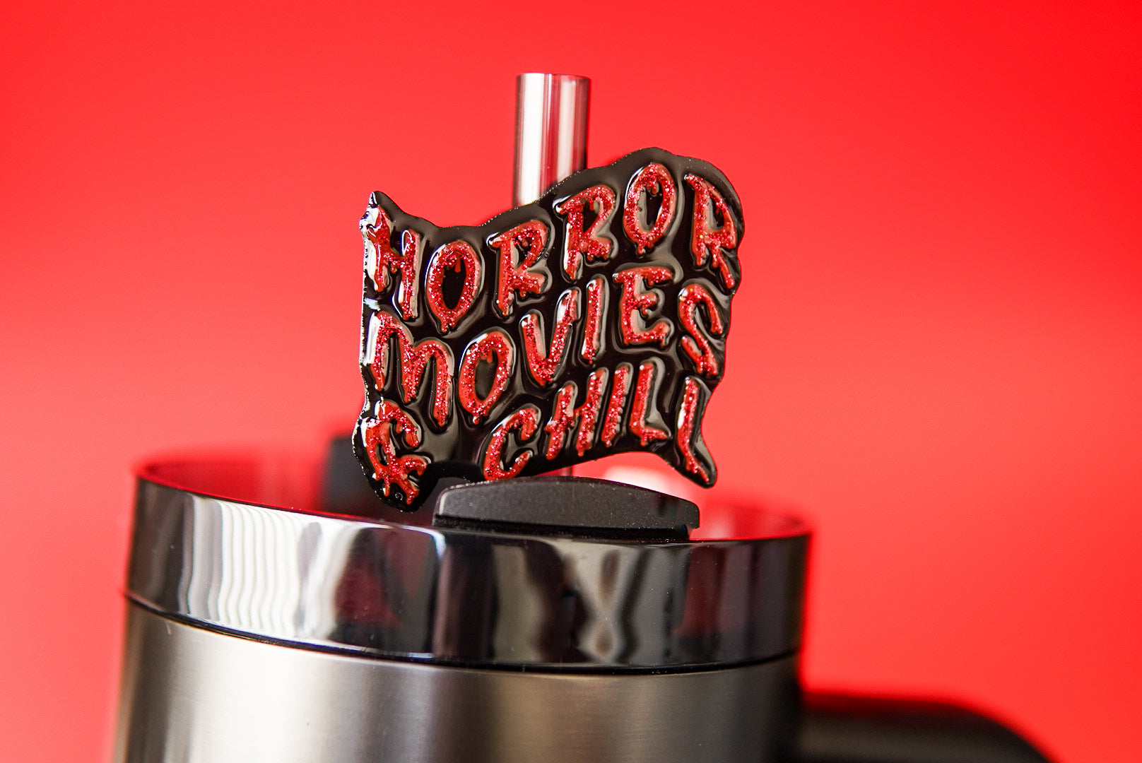 Horror Movies and Chill Stanley Straw Topper