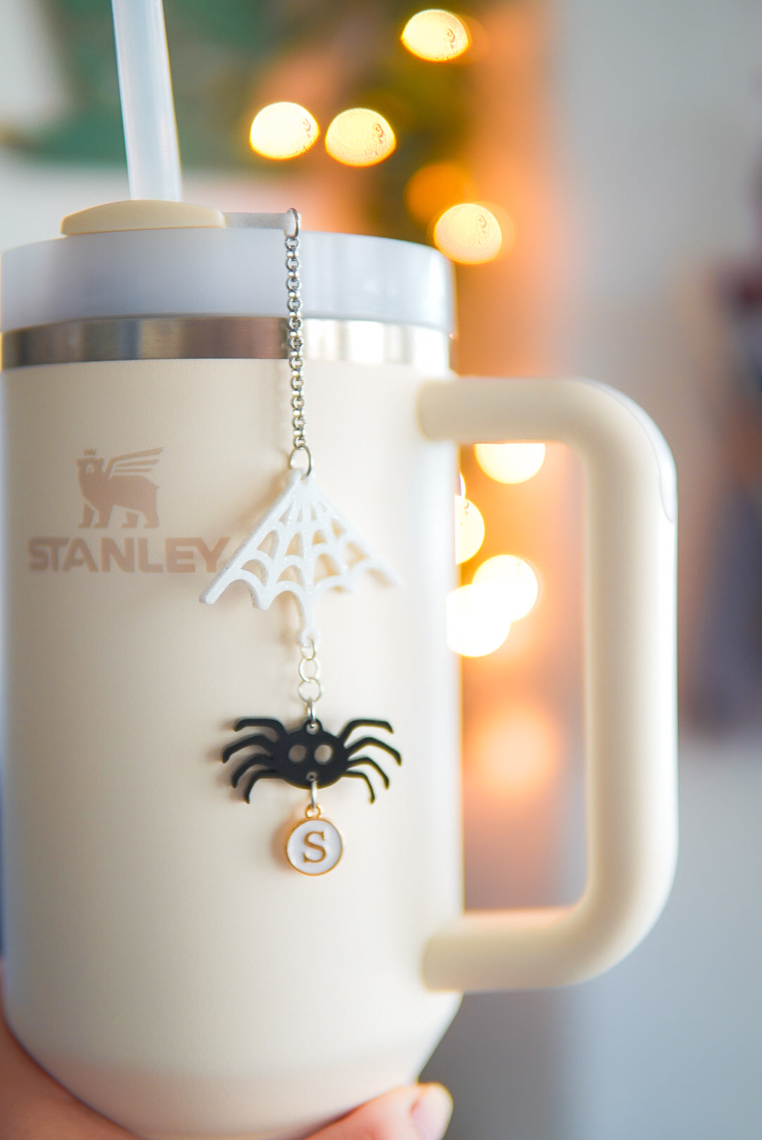 Spider Web Tumbler Charm