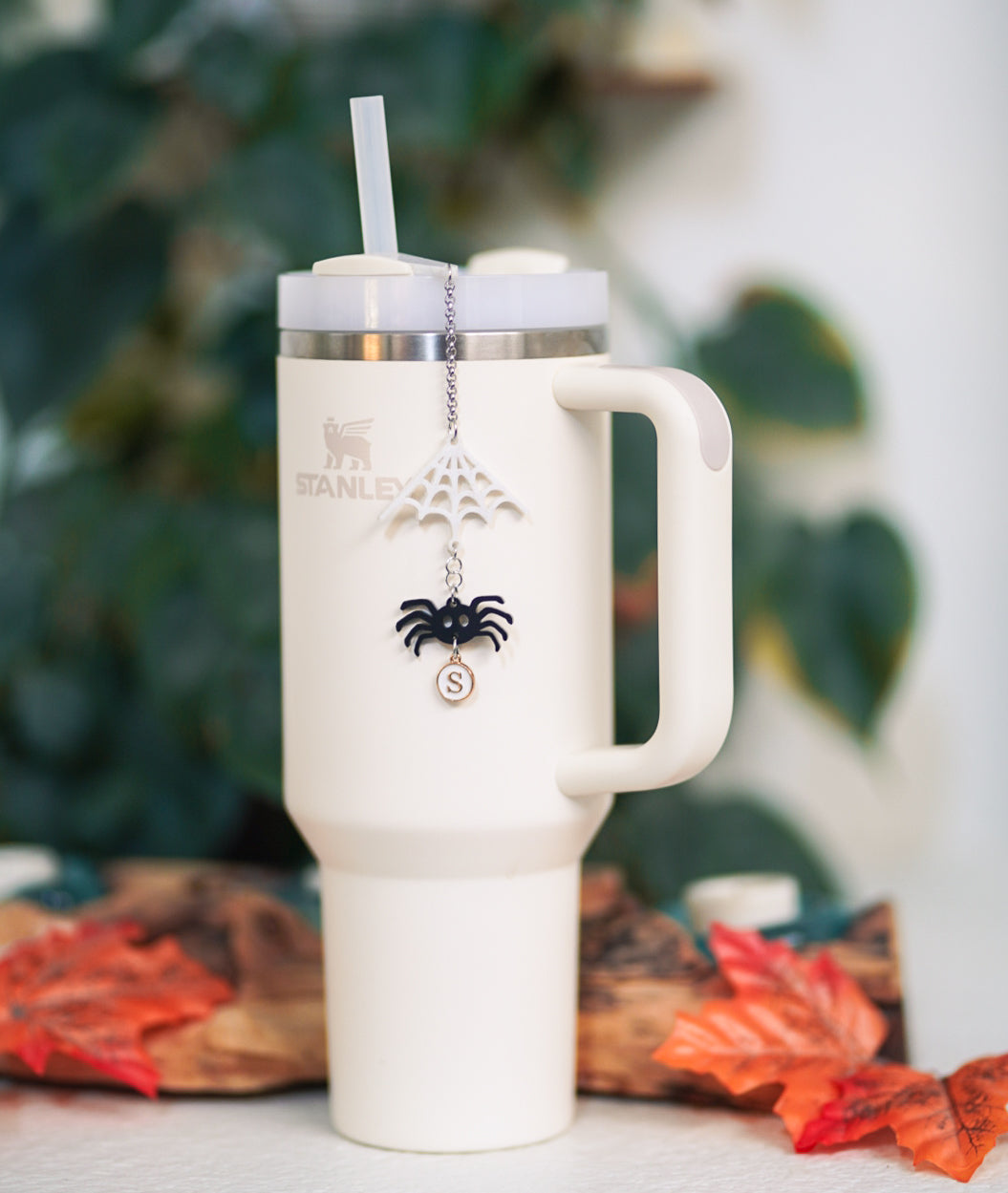 Spider Web Tumbler Charm
