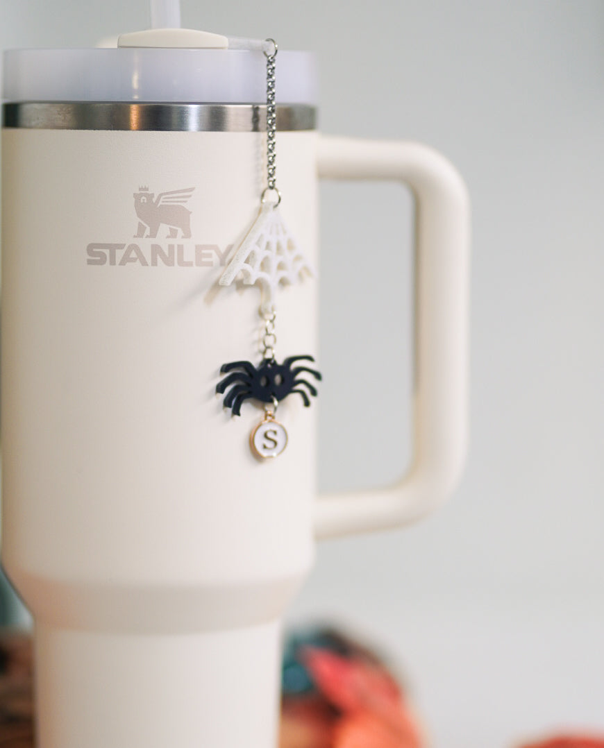 Spider Web Tumbler Charm