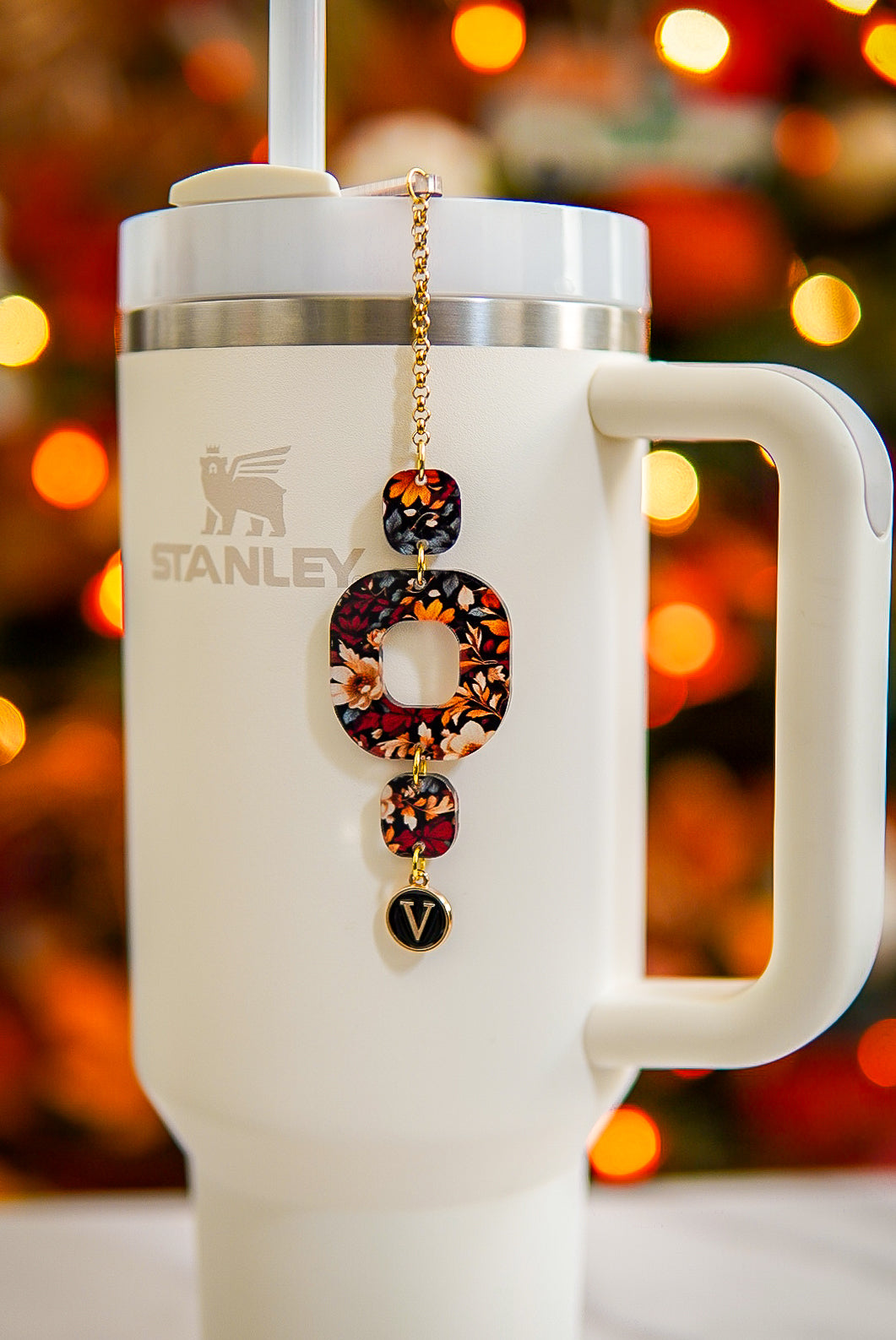 Retro Autumn Tumbler Charm