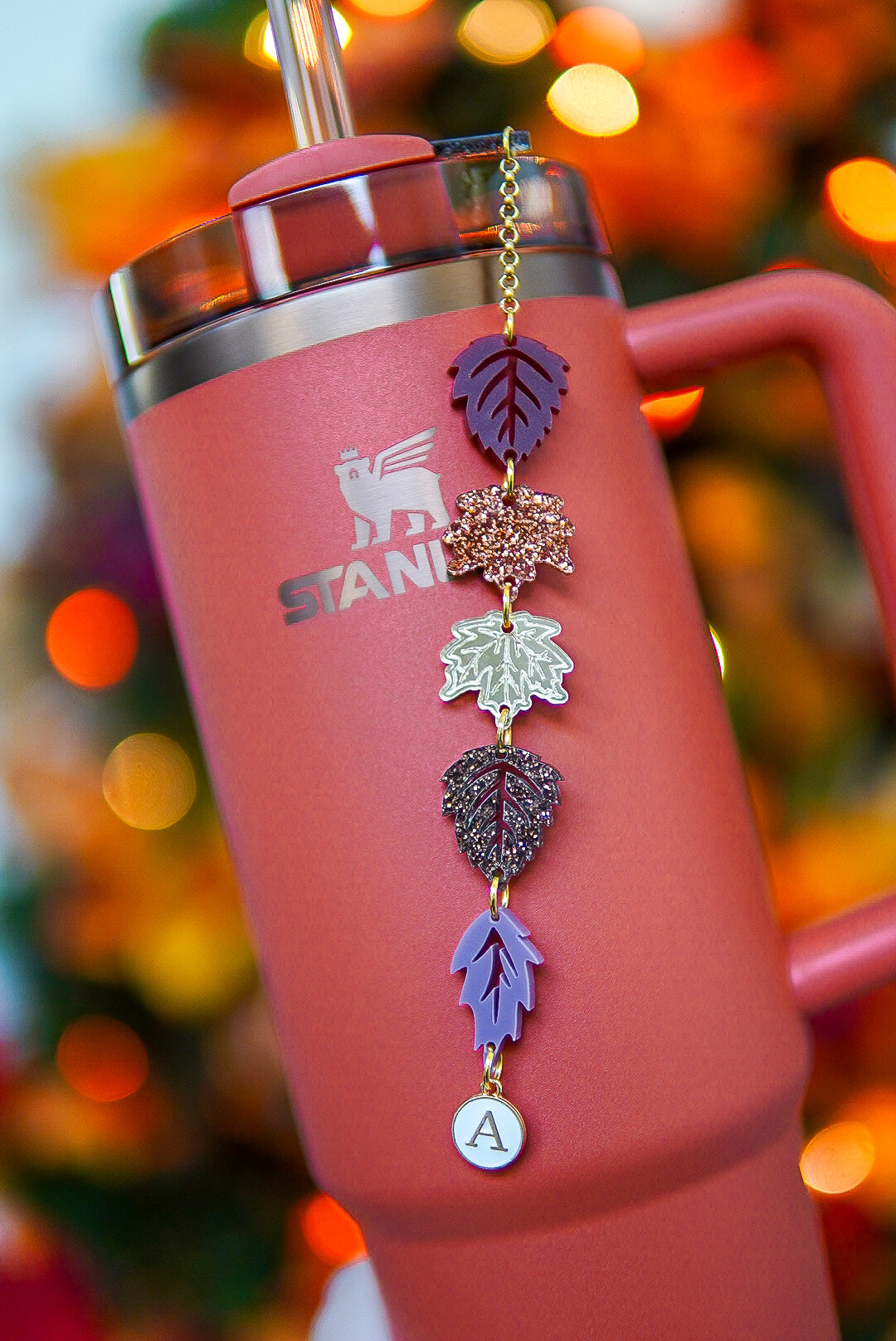 Fall Foliage Tumbler Charm