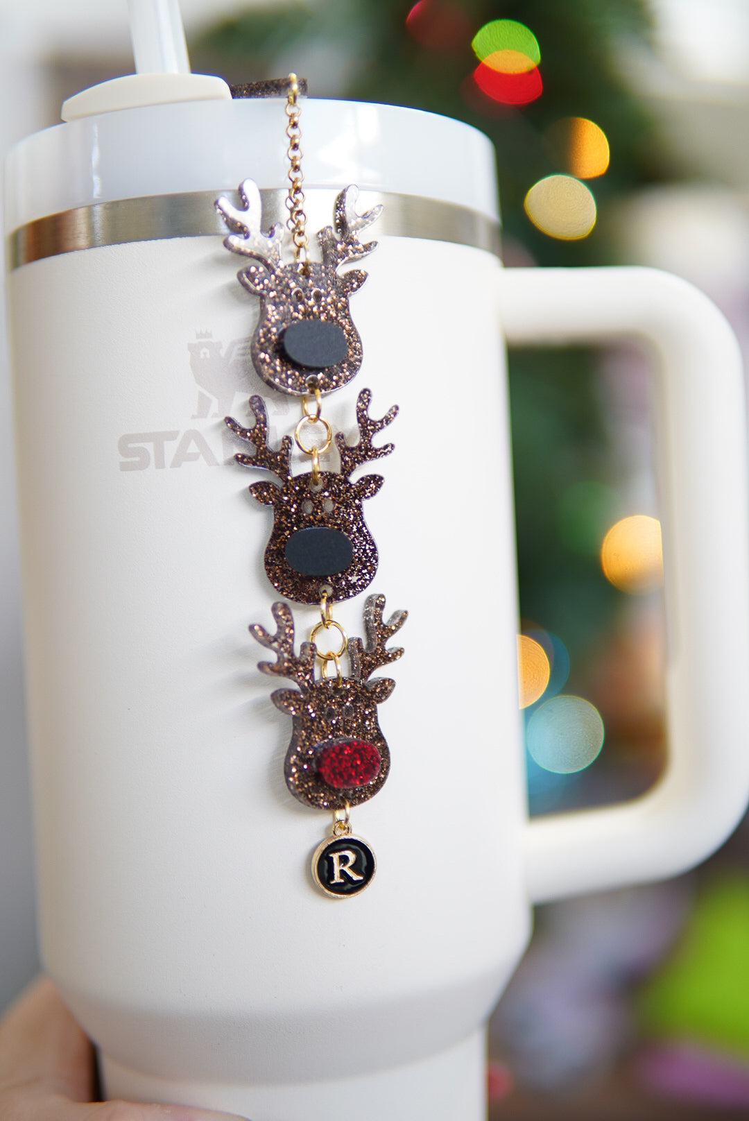 Reindeer Tumbler Charm