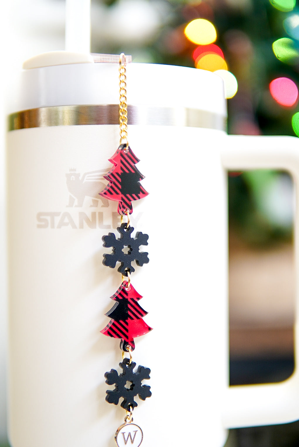 Buffalo Plaid Christmas Tree Stanley Charm