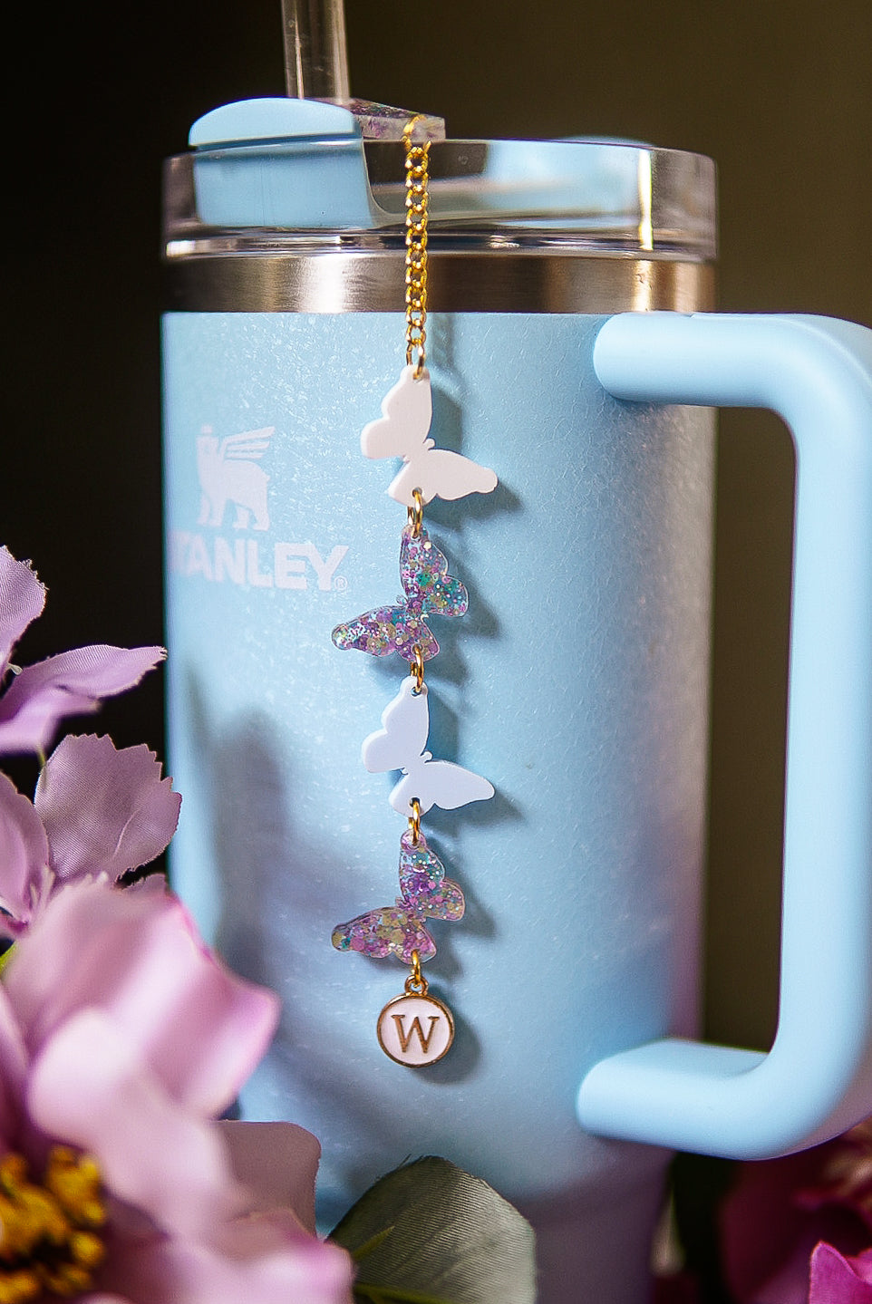 Butterfly Tumbler Charm