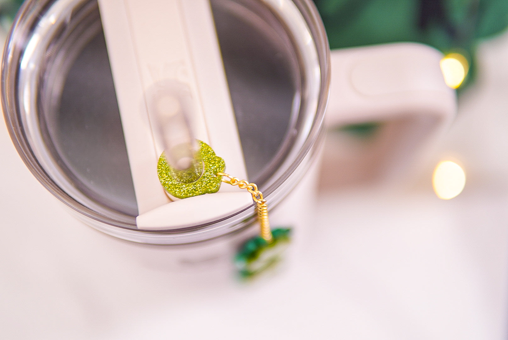 Layered Shamrocks St. Patrick's Day Tumbler Charm
