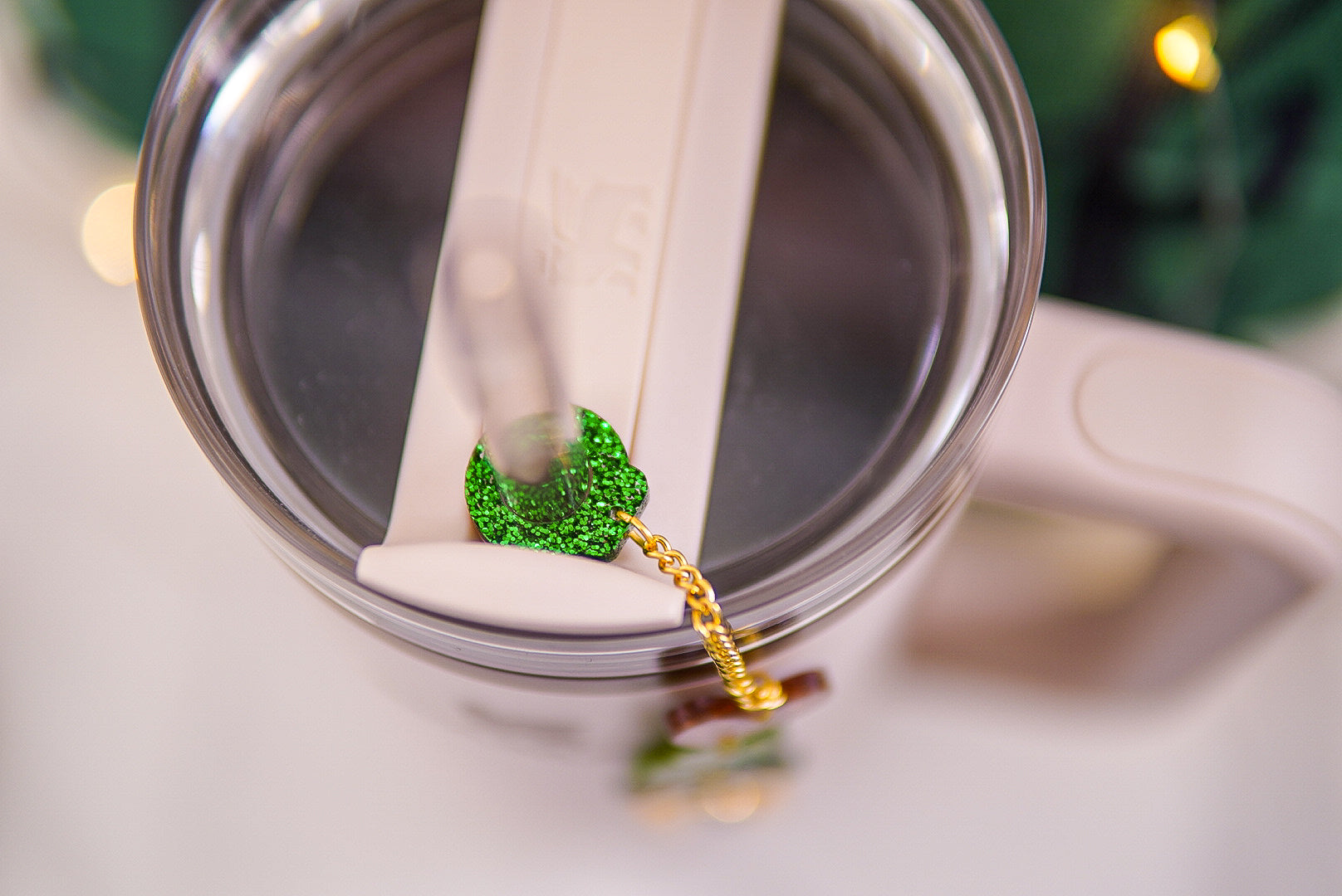 Short Clovers St. Patrick's Day Tumbler Charm