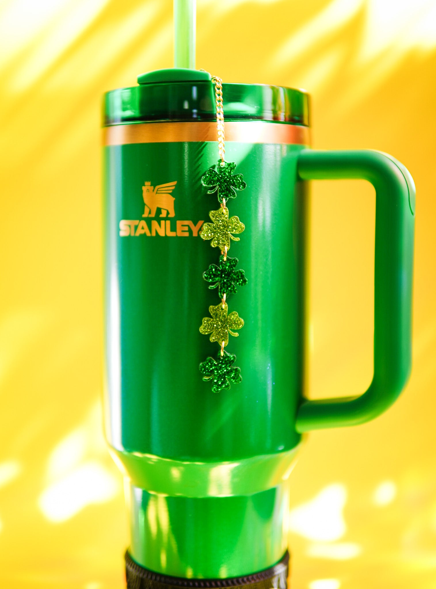 Long Clovers St. Patrick's Day Tumbler Charm