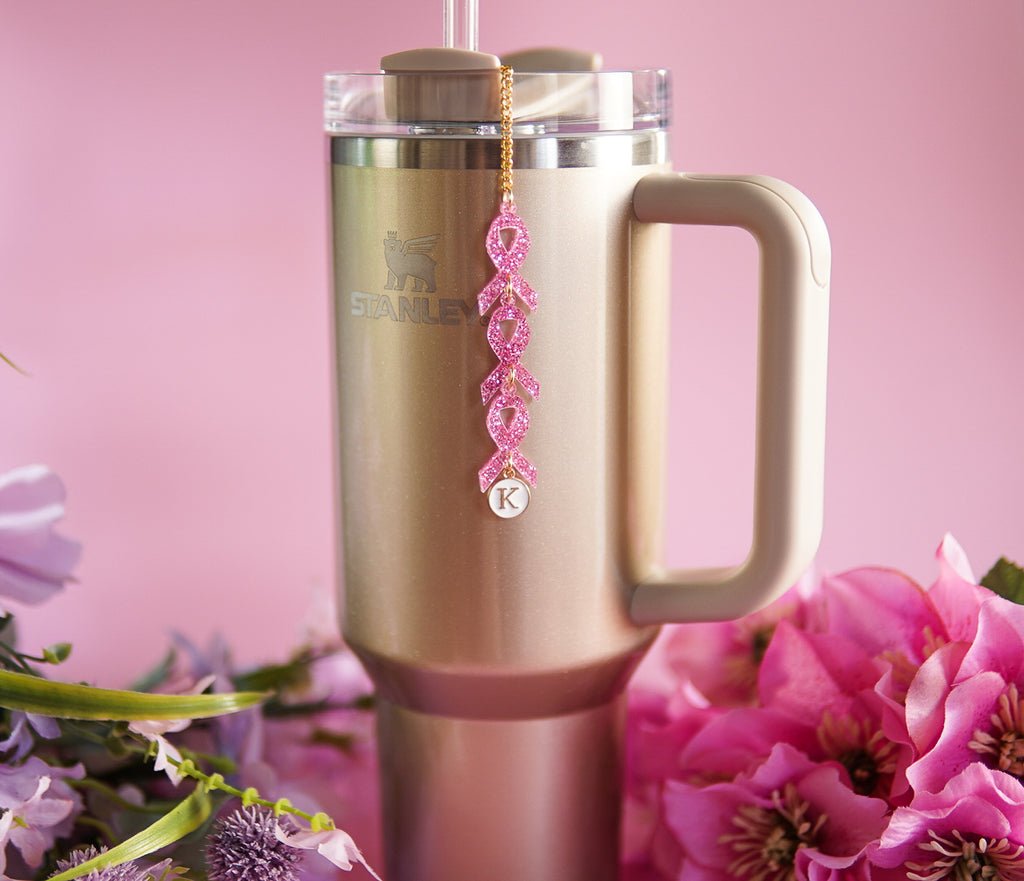 Breast Cancer Awareness Tumbler Charm