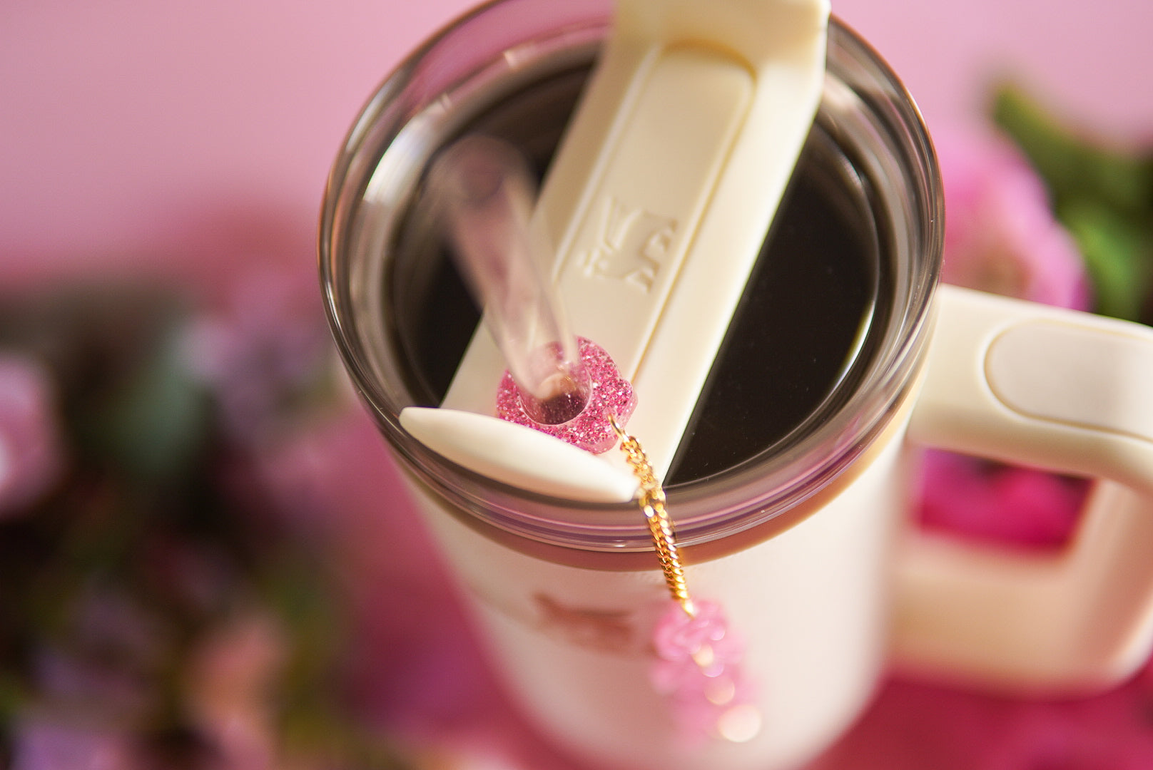 Breast Cancer Awareness Tumbler Charm
