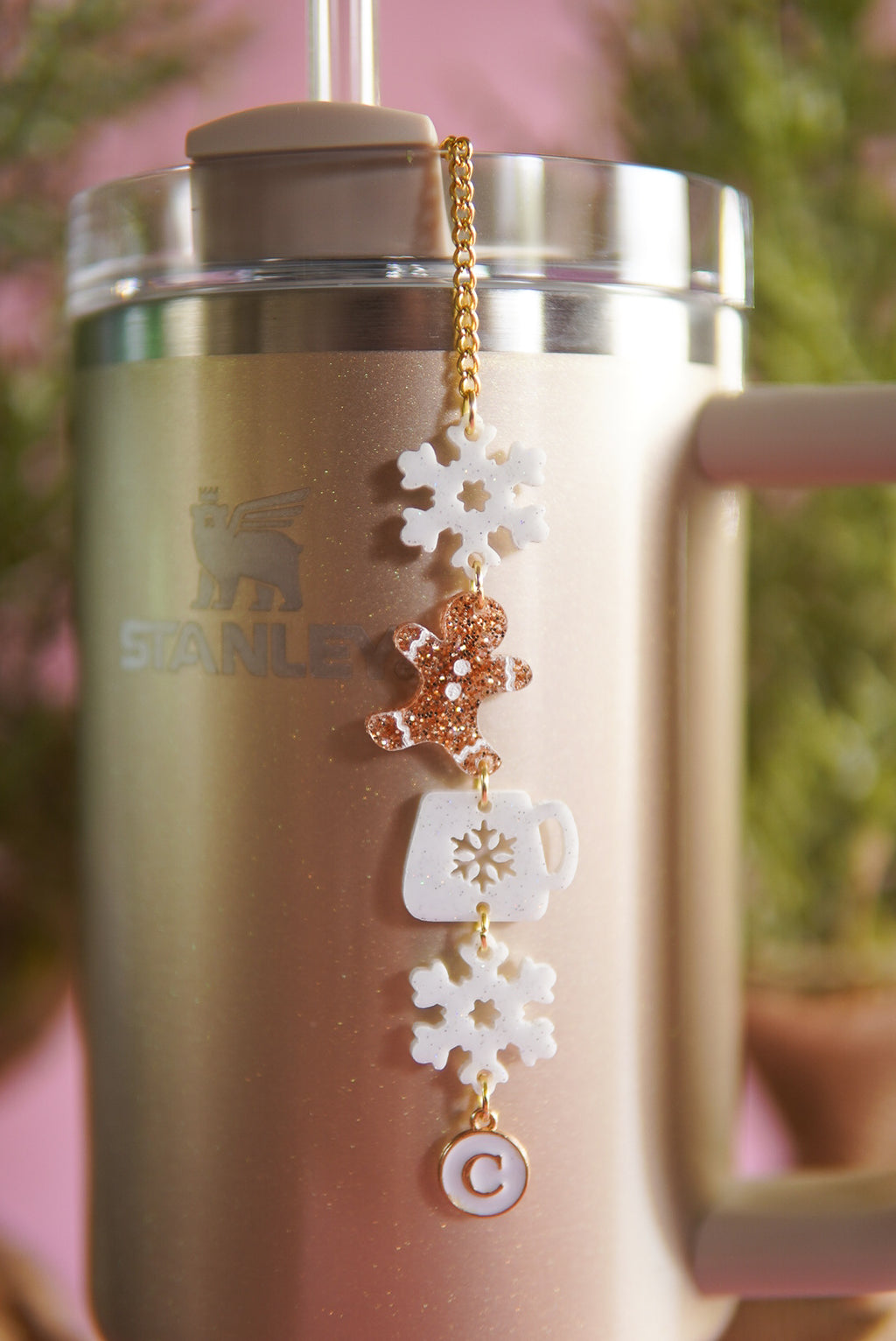 Gingerbread Tumbler Charm