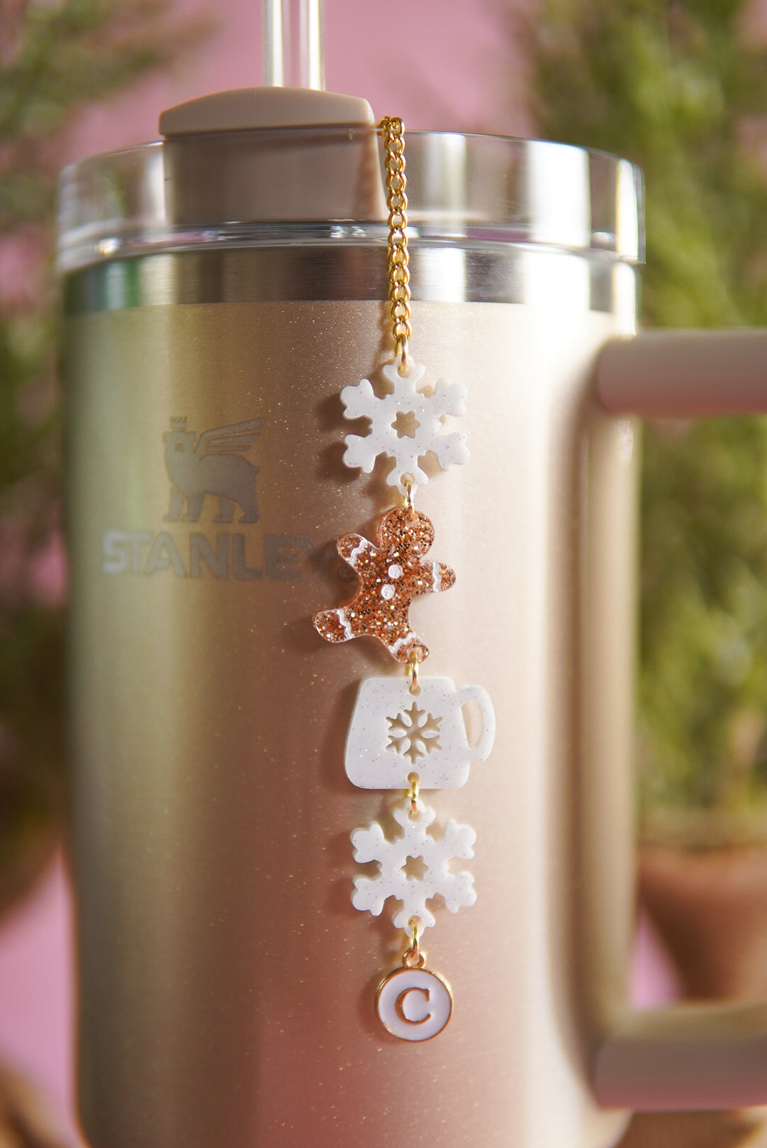 Gingerbread Tumbler Charm