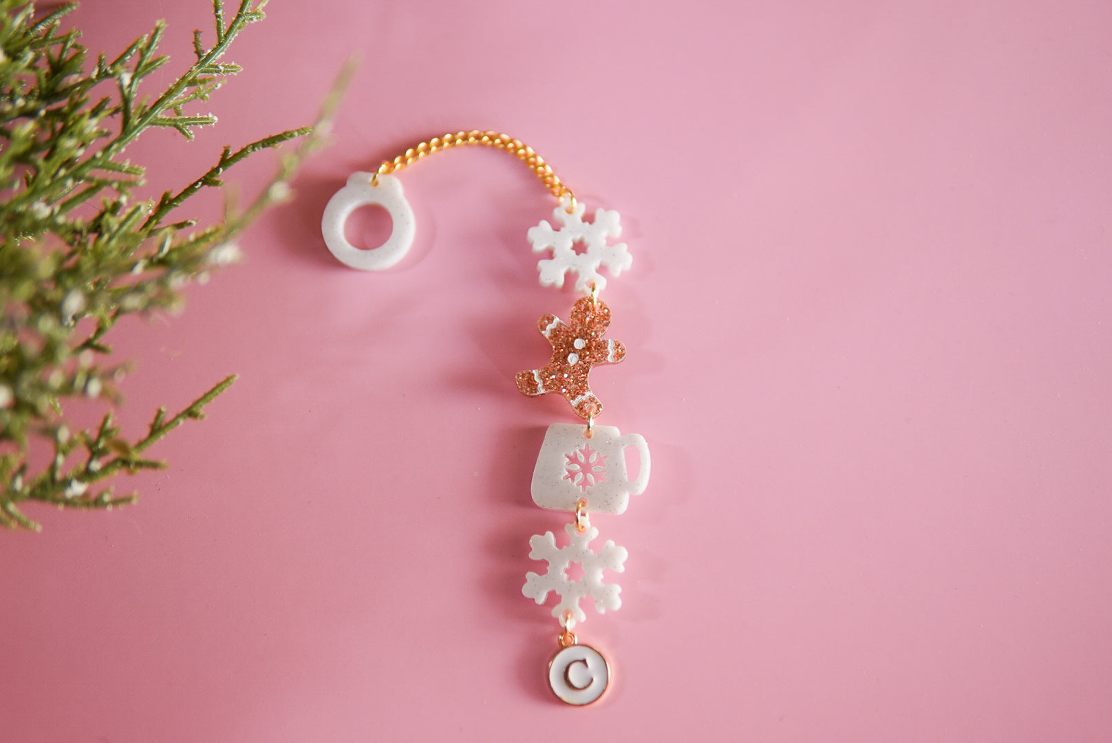Gingerbread Tumbler Charm
