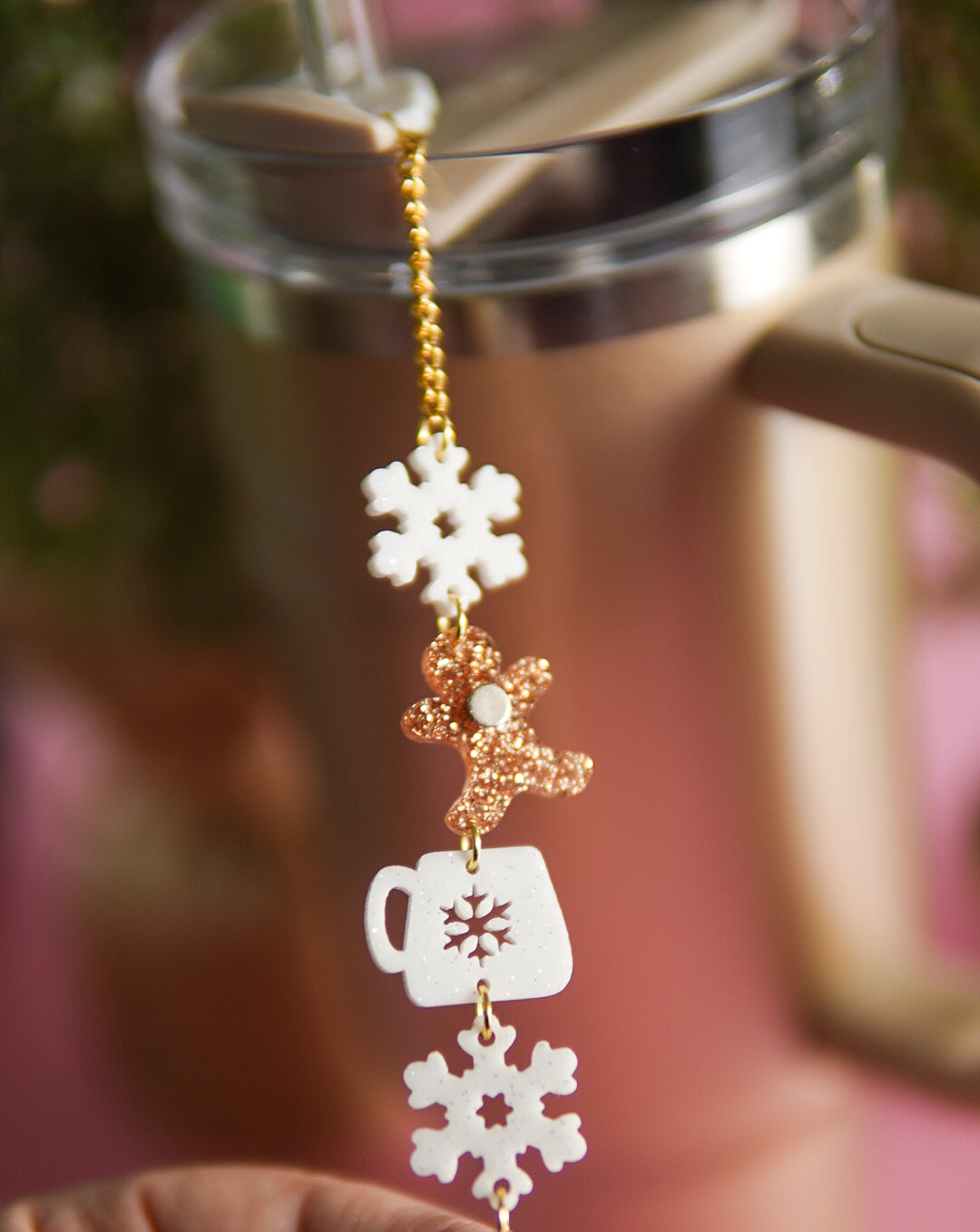 Gingerbread Tumbler Charm