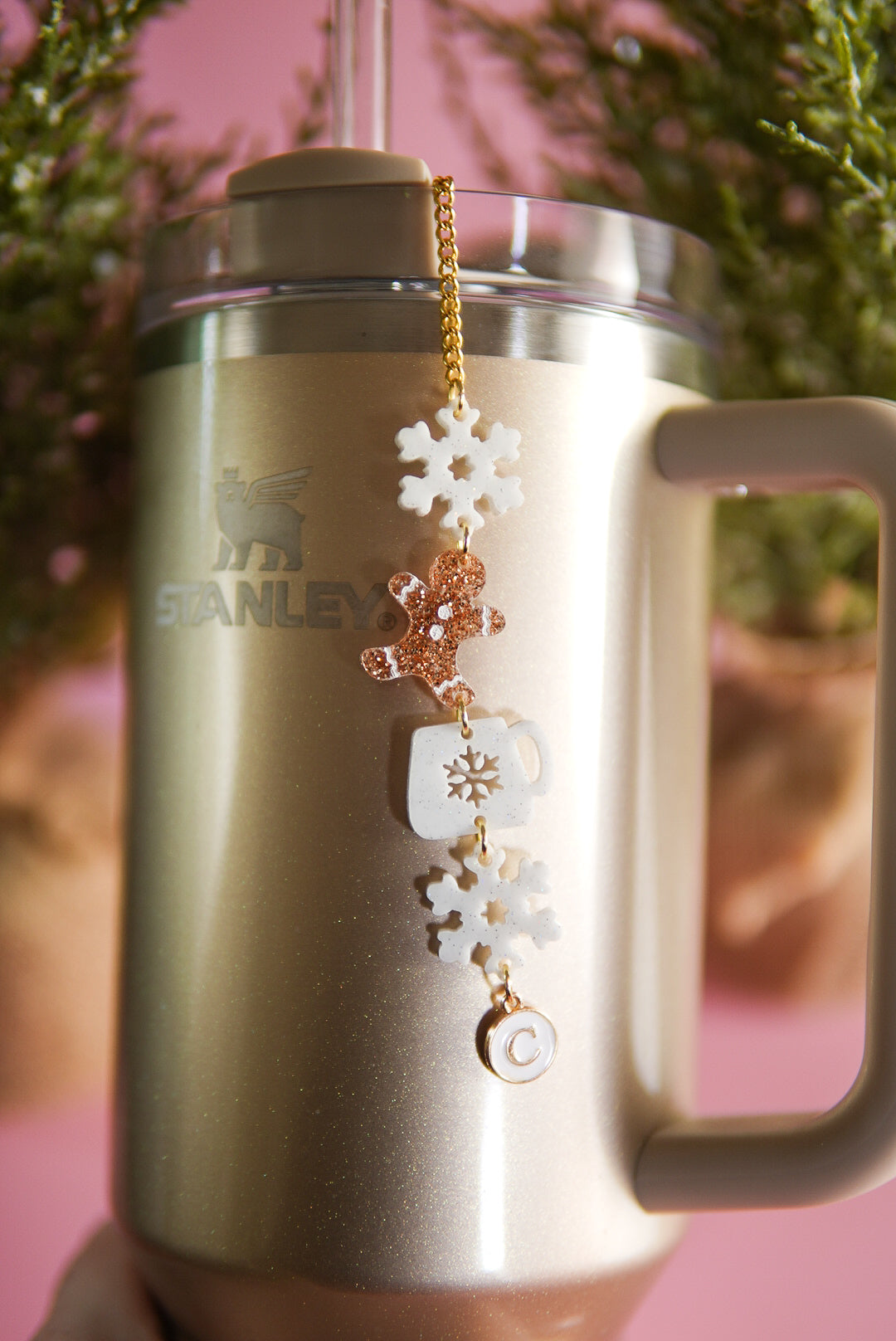 Gingerbread Tumbler Charm