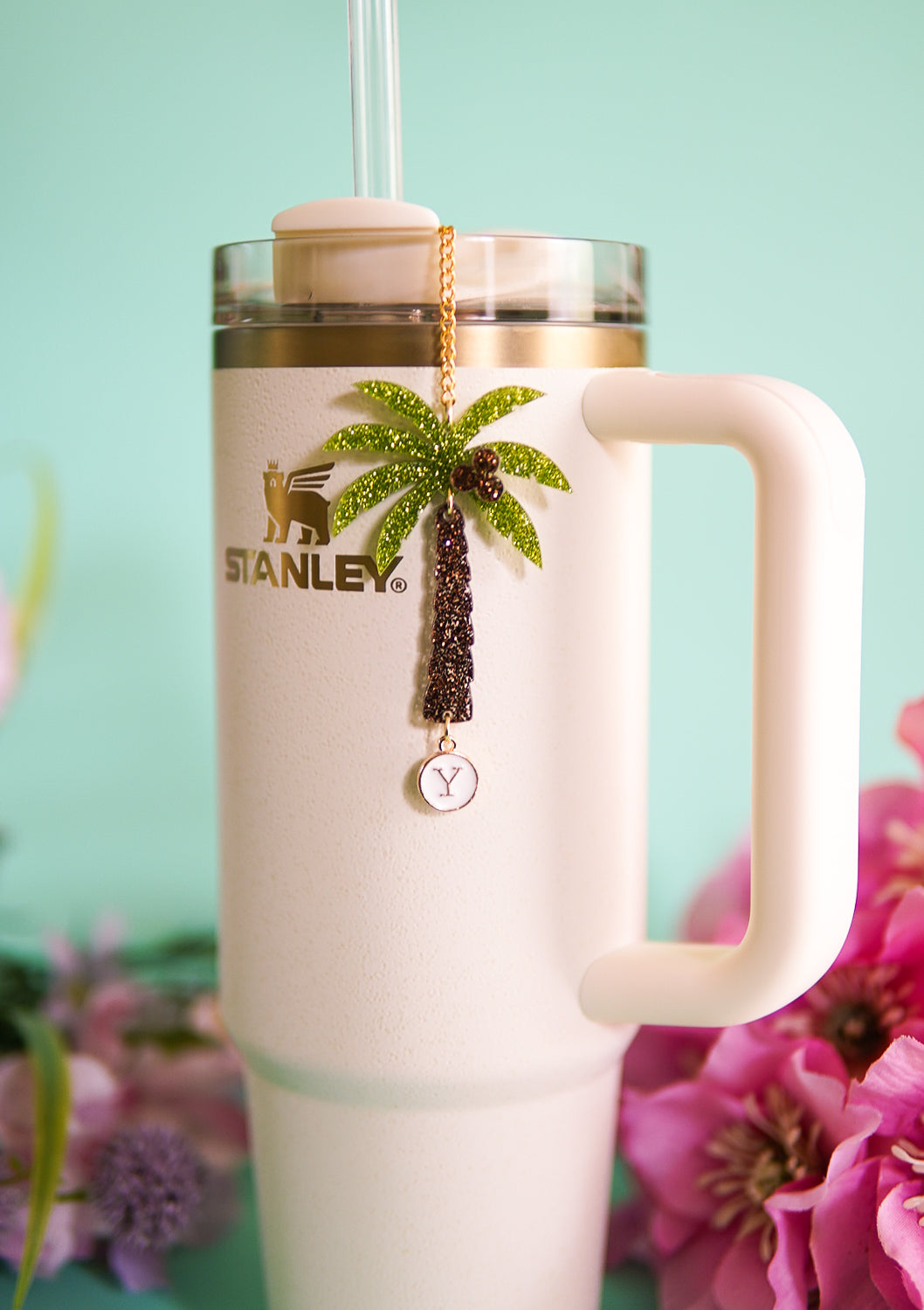 Palm Tree Tumbler Charm