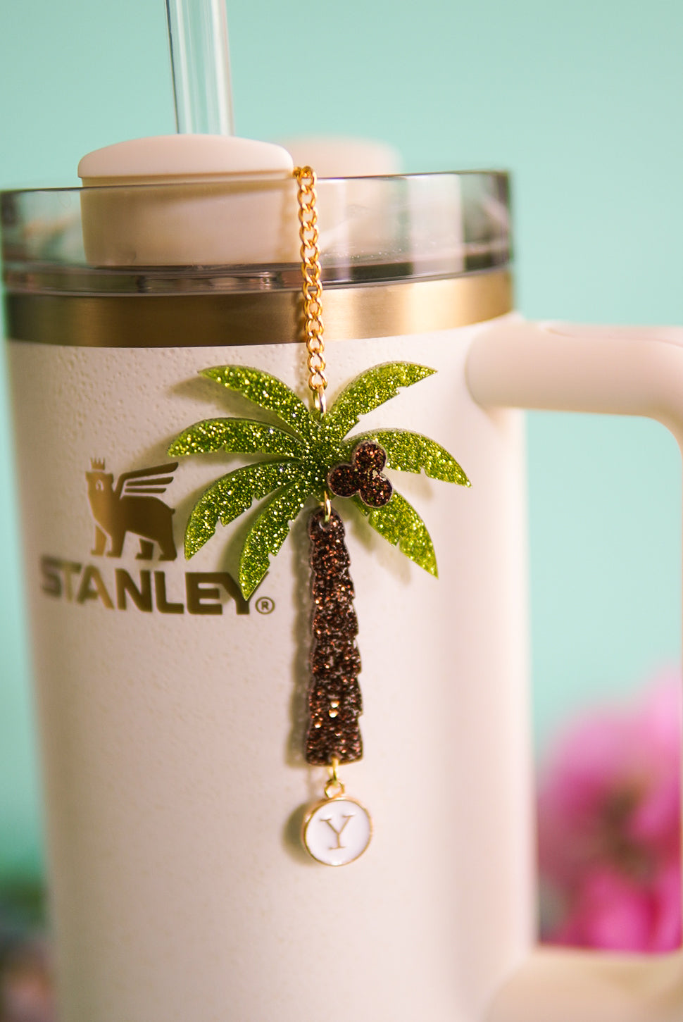 Palm Tree Tumbler Charm