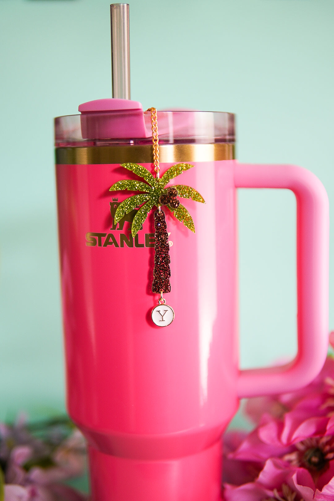 Palm Tree Tumbler Charm
