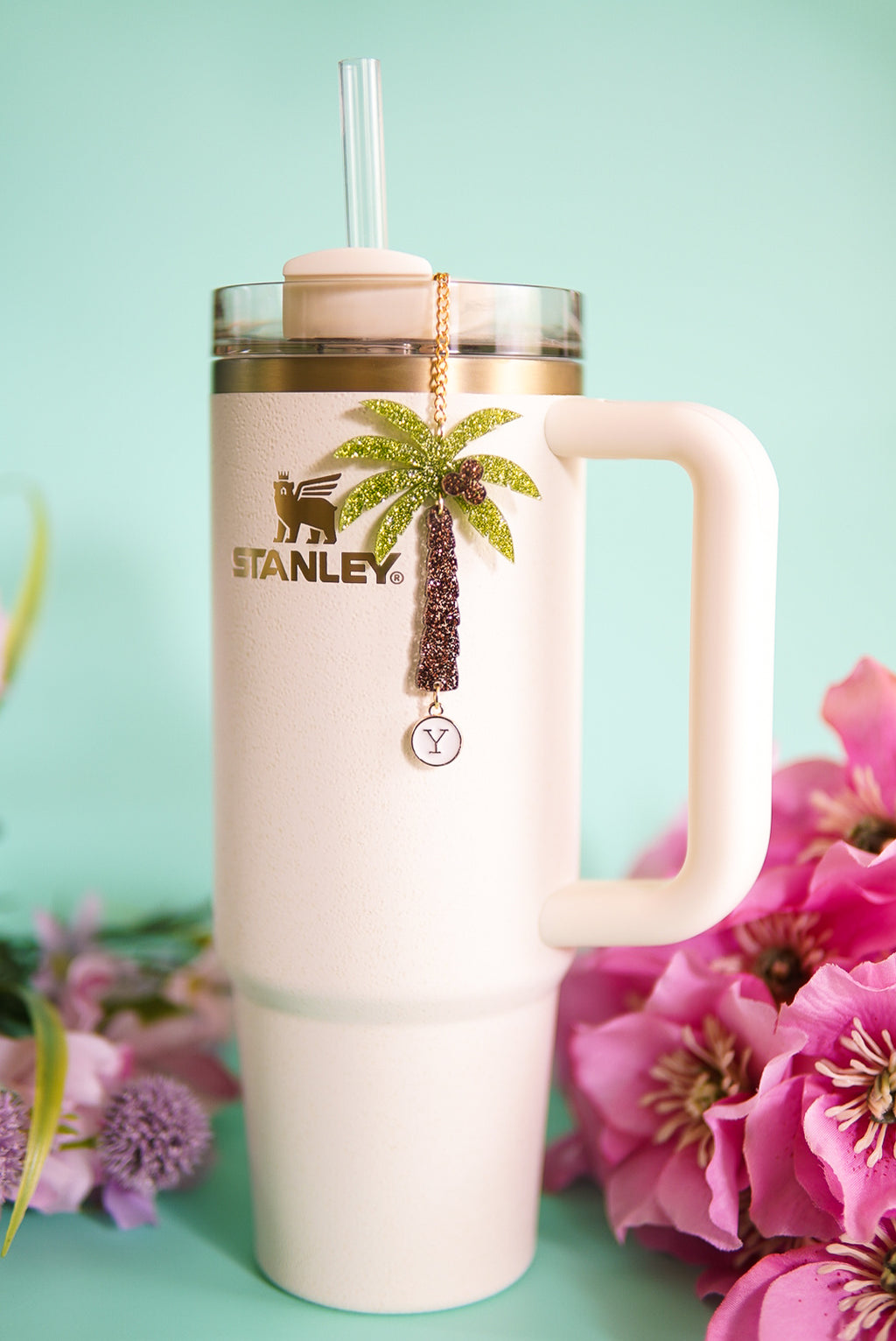 Palm Tree Tumbler Charm