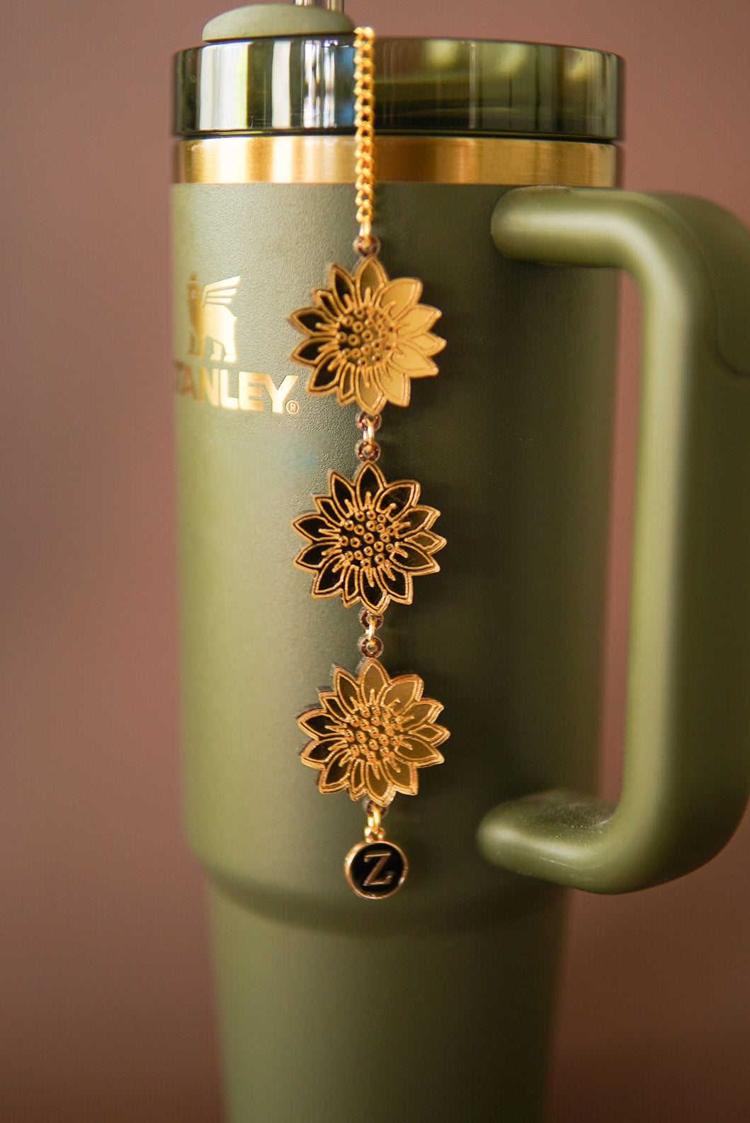 Sunflower Tumbler Charm