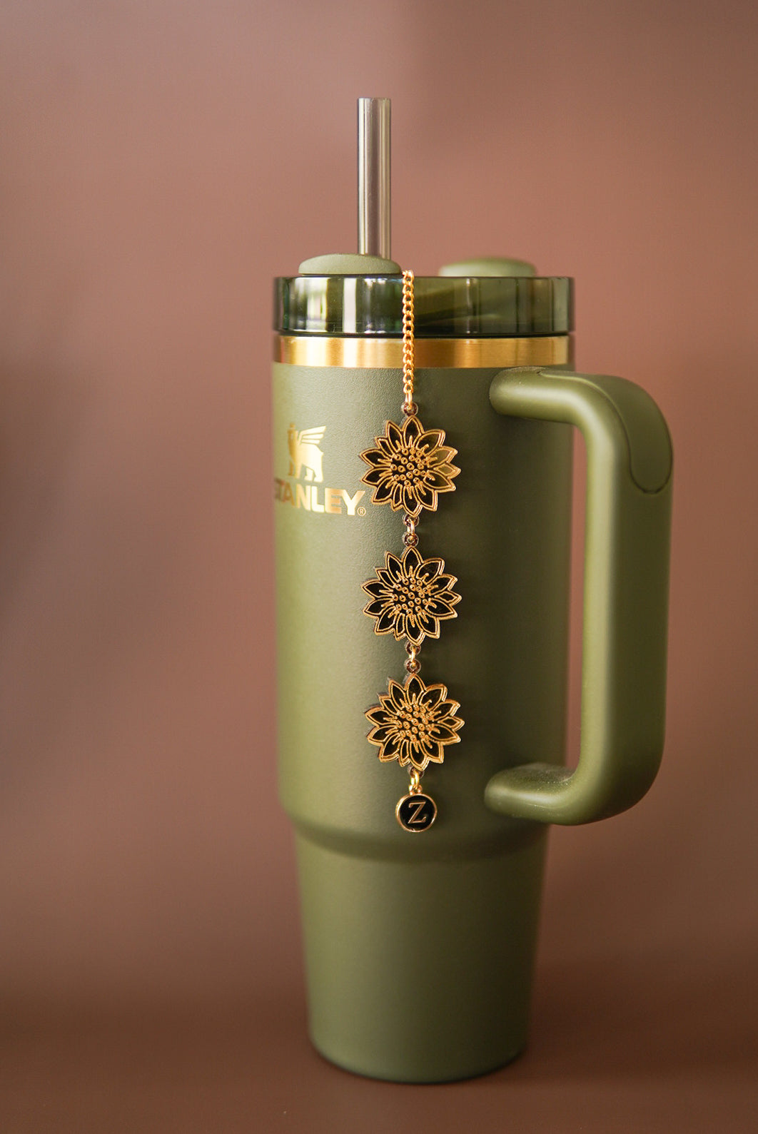 Sunflower Tumbler Charm