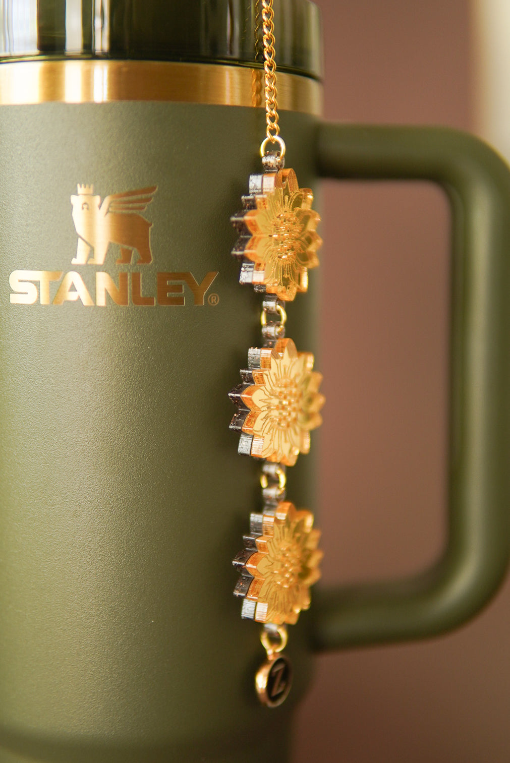 Sunflower Tumbler Charm