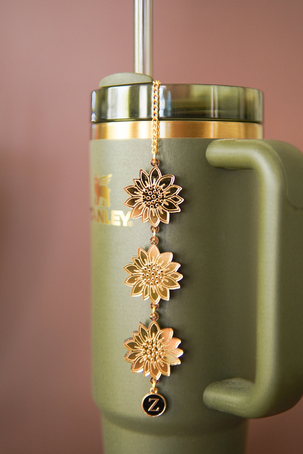 Sunflower Tumbler Charm