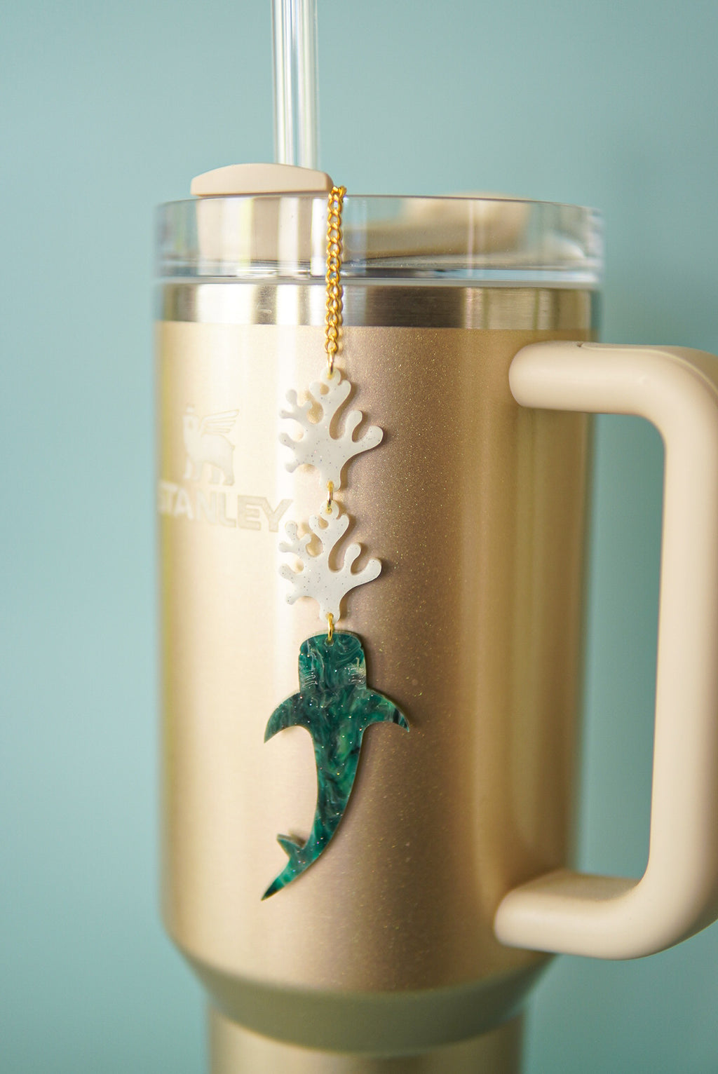 Whale Shark Tumbler Charm