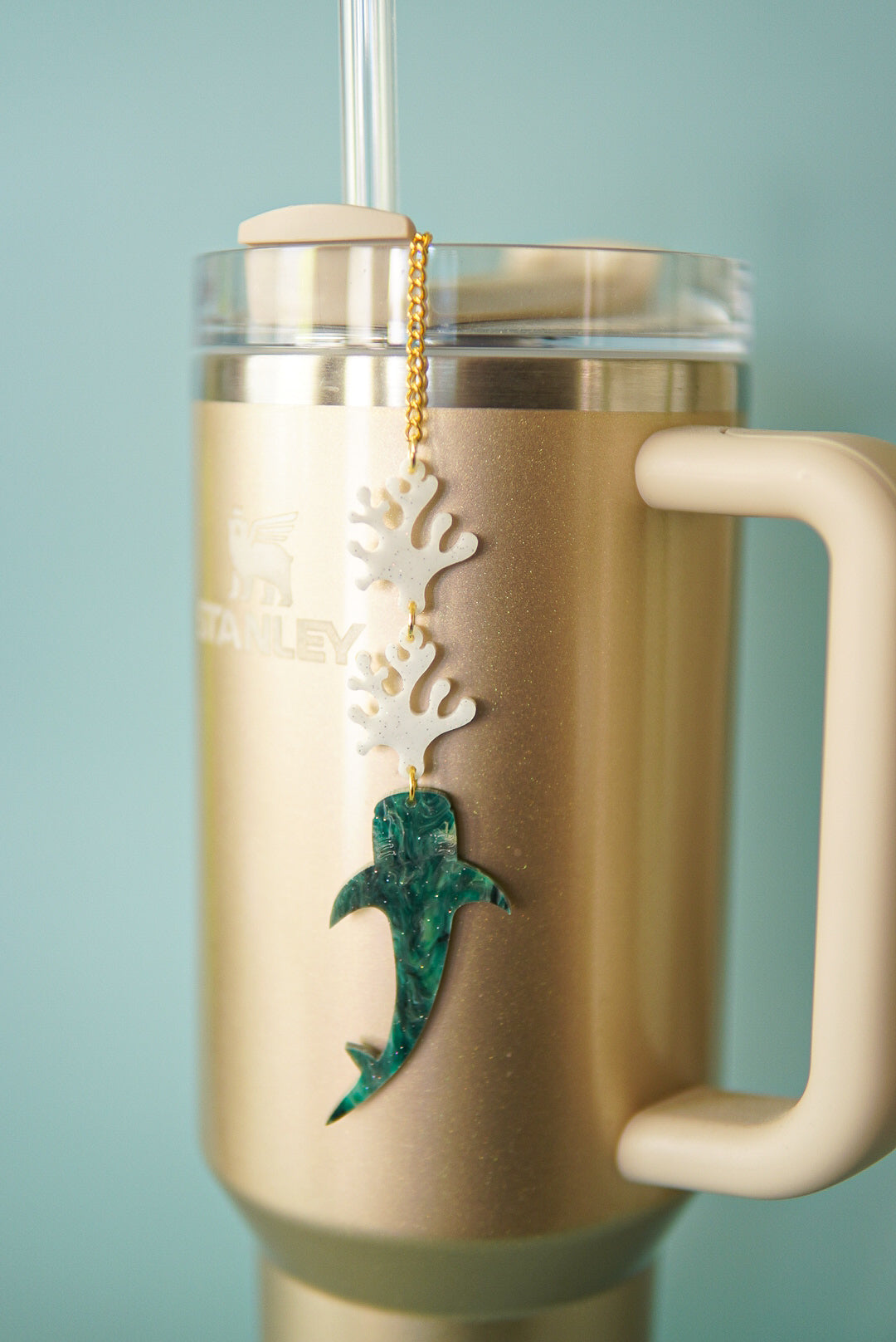 Whale Shark Tumbler Charm