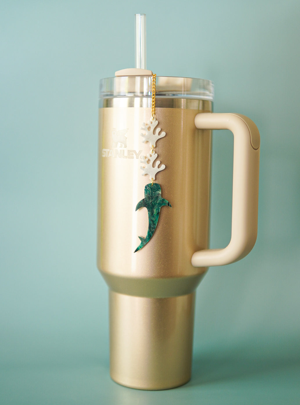 Whale Shark Tumbler Charm