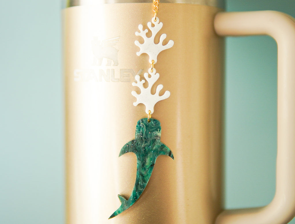Whale Shark Tumbler Charm