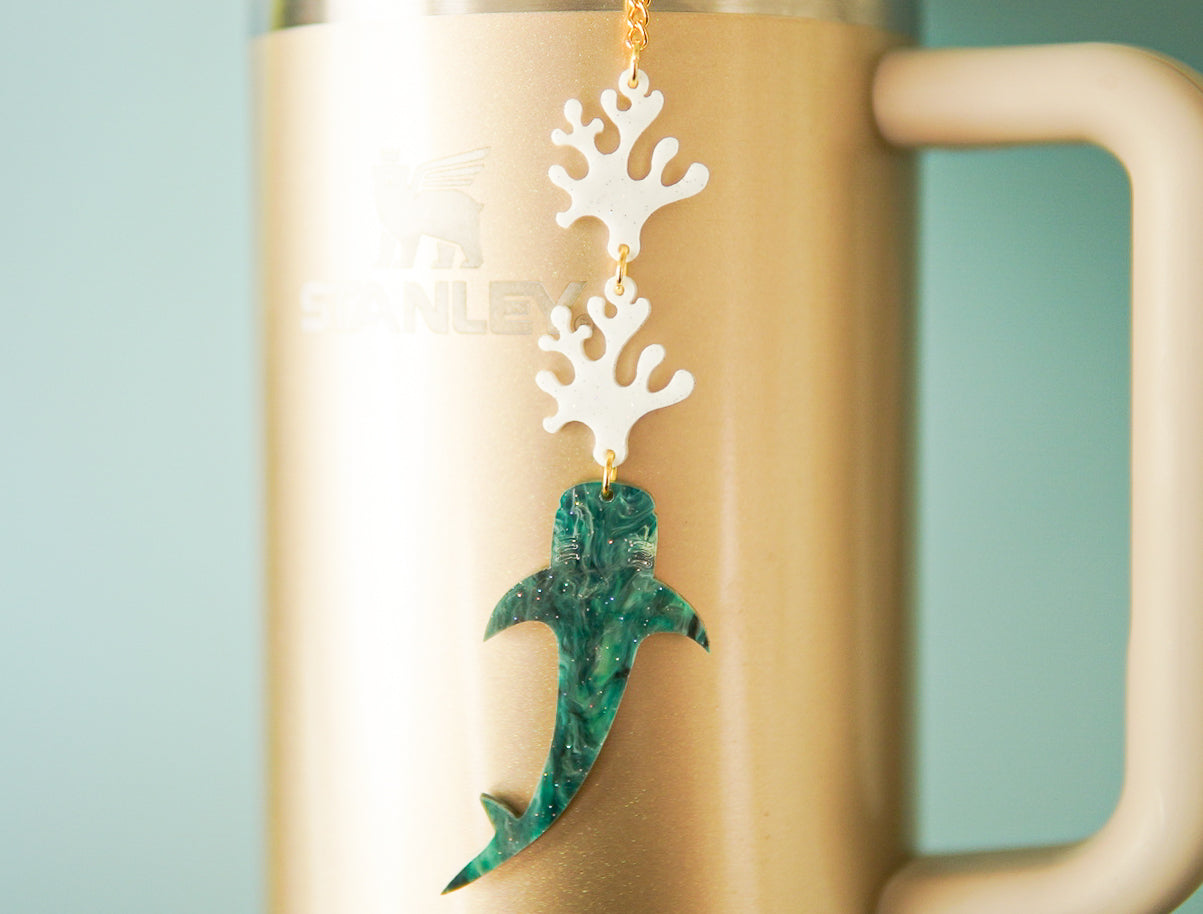Whale Shark Tumbler Charm