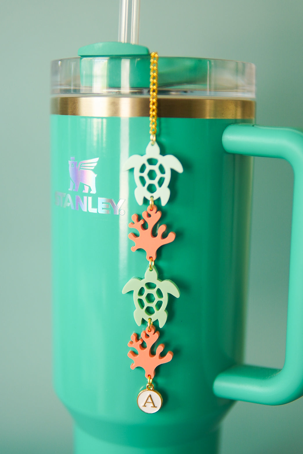 Turtle Reef Tumbler Charm
