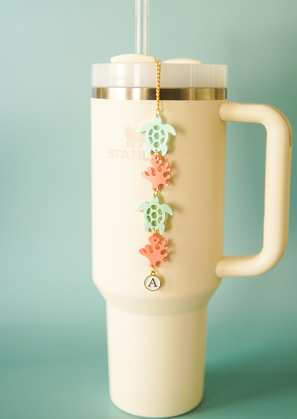 Turtle Reef Tumbler Charm