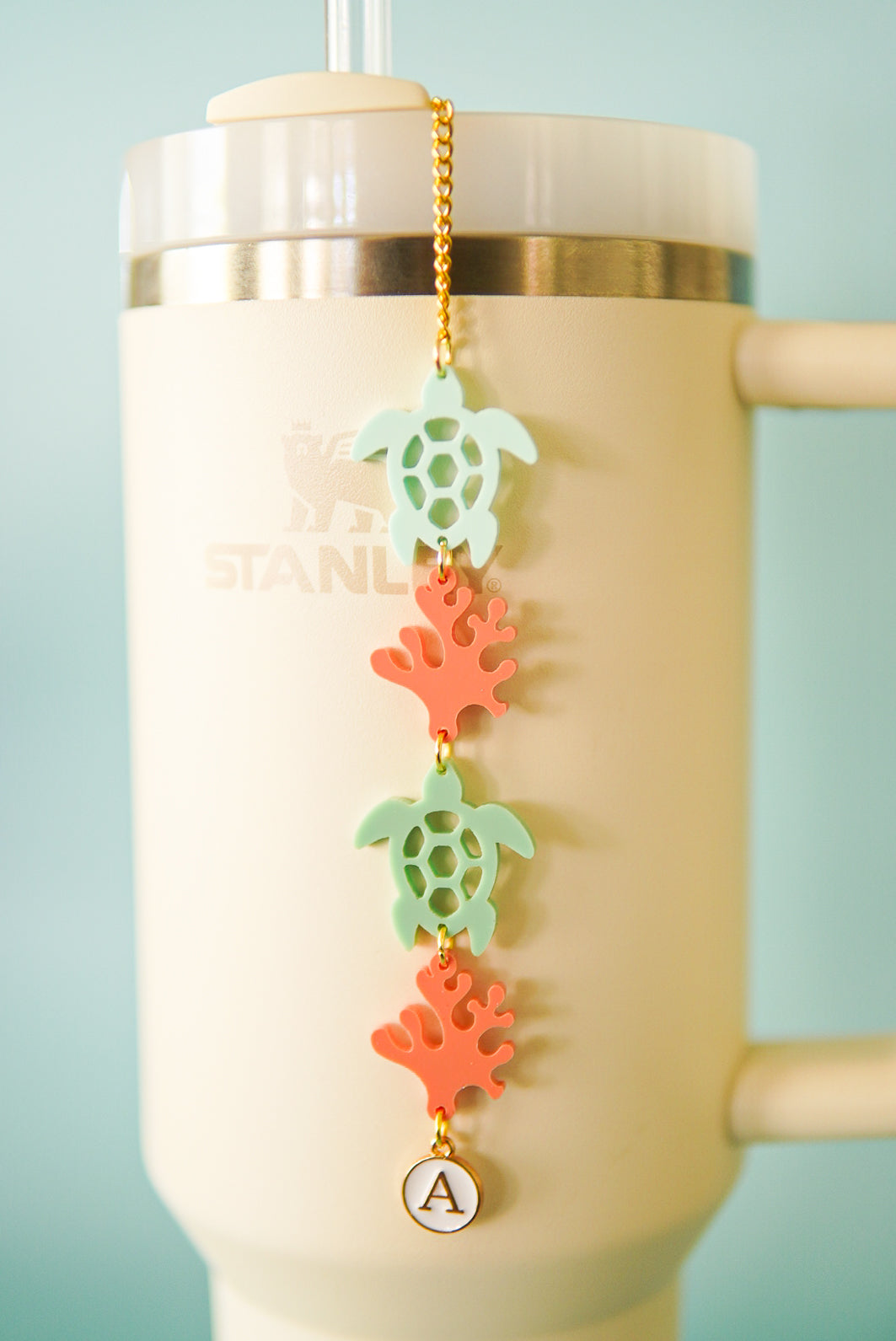 Turtle Reef Tumbler Charm
