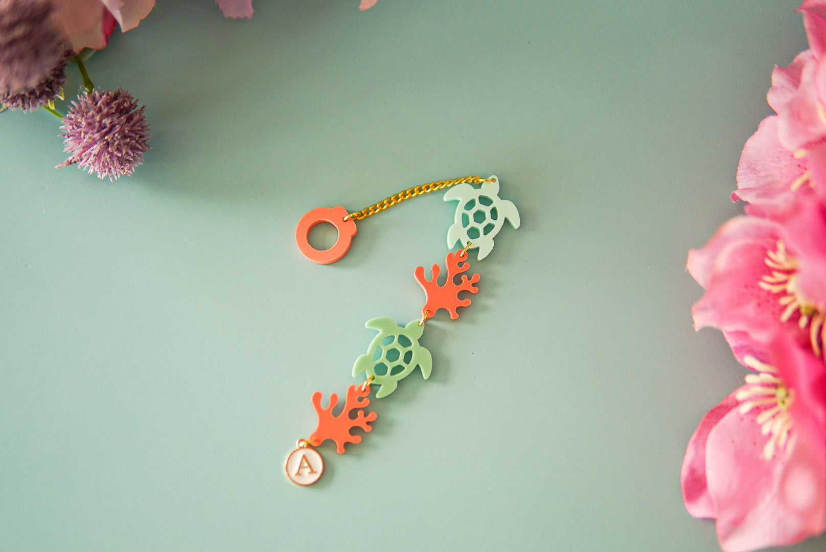 Turtle Reef Tumbler Charm