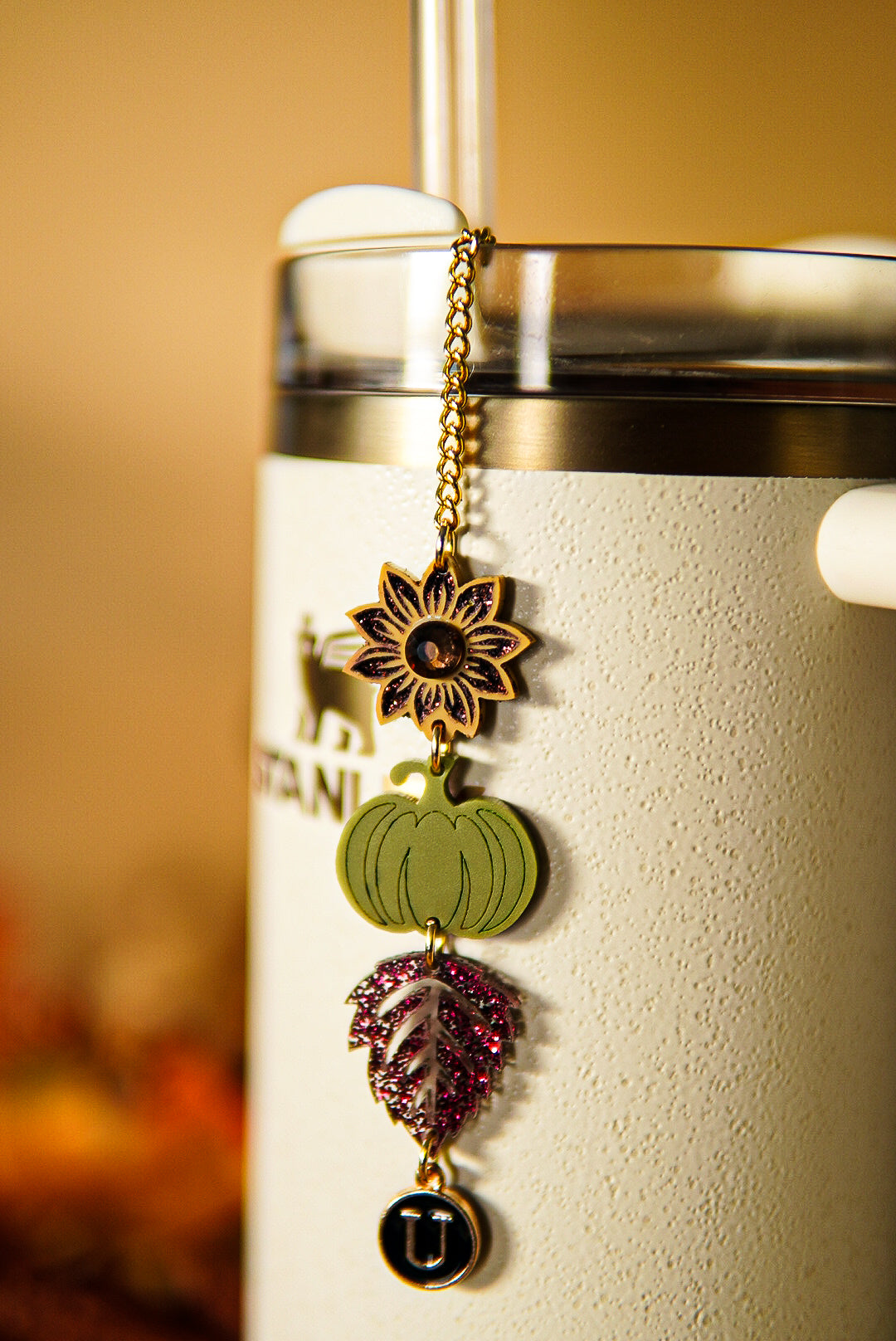 Country Fall Tumbler Charm