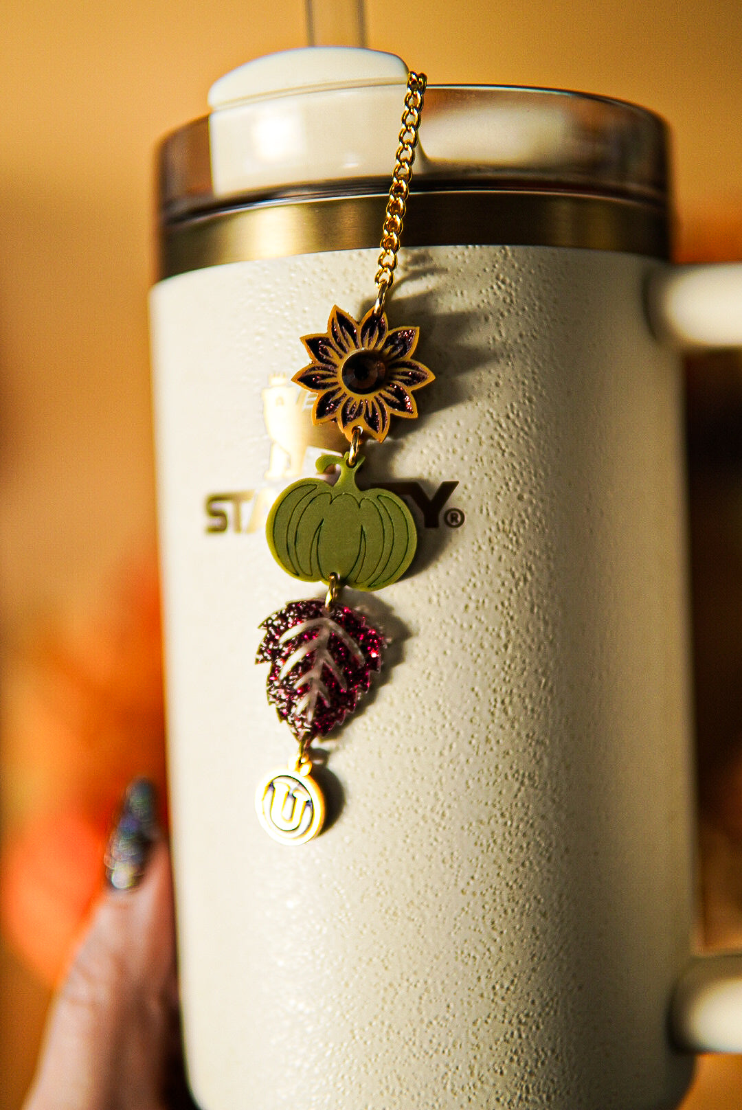 Country Fall Tumbler Charm