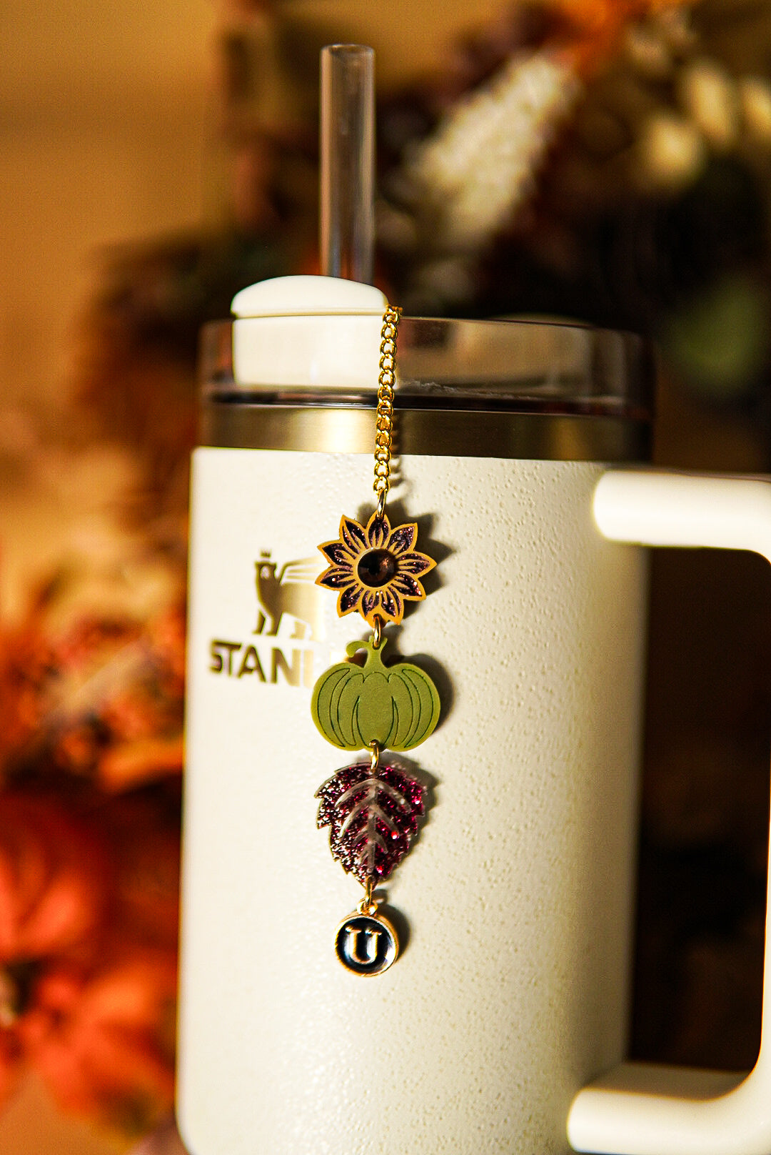 Country Fall Tumbler Charm