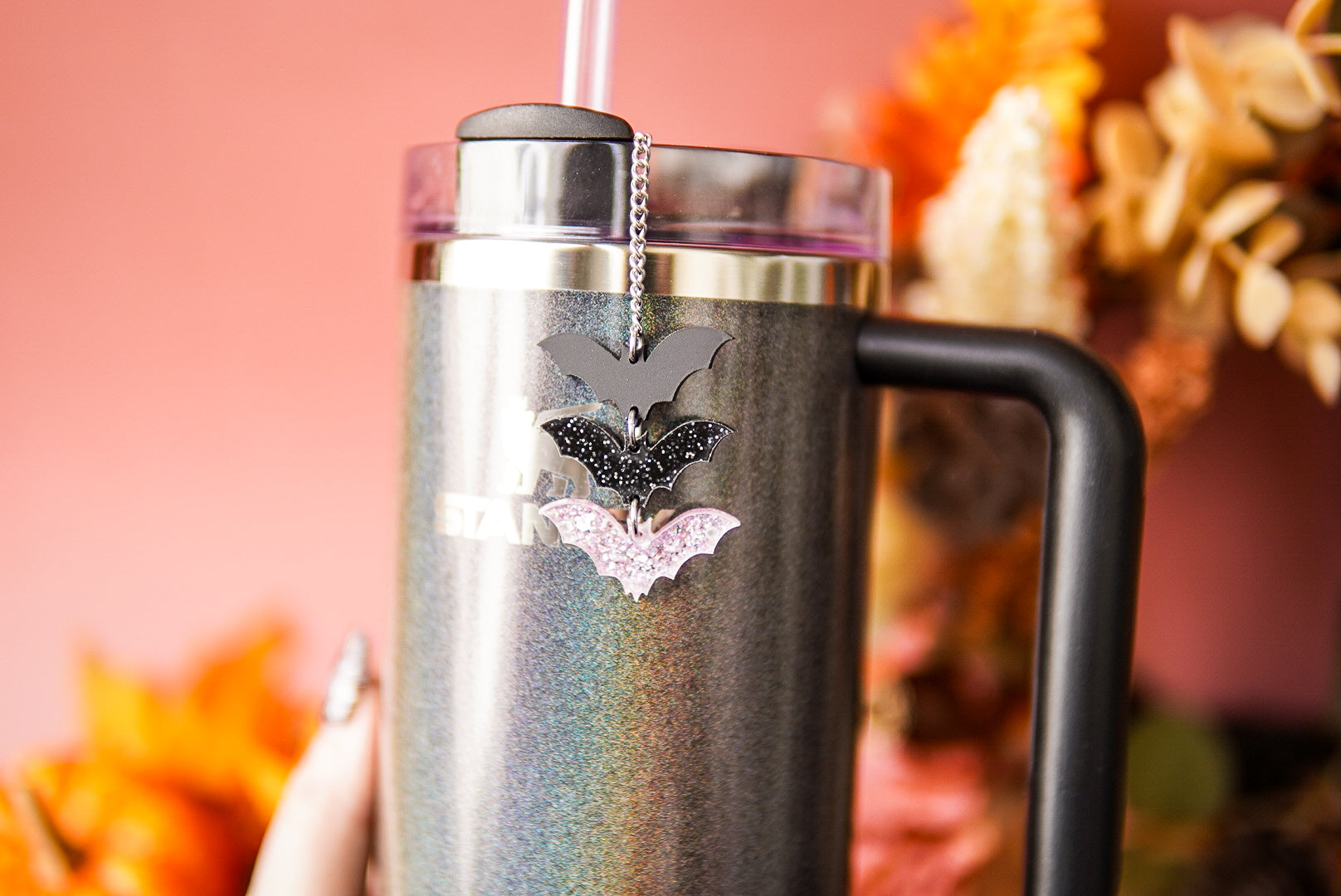 3 Bats Tumbler Charm