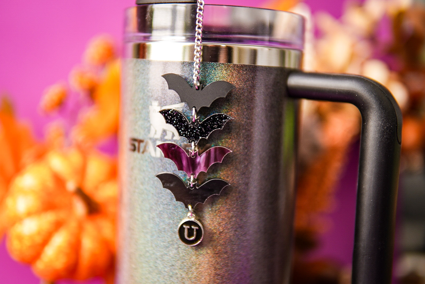 4 Bats Tumbler Charm