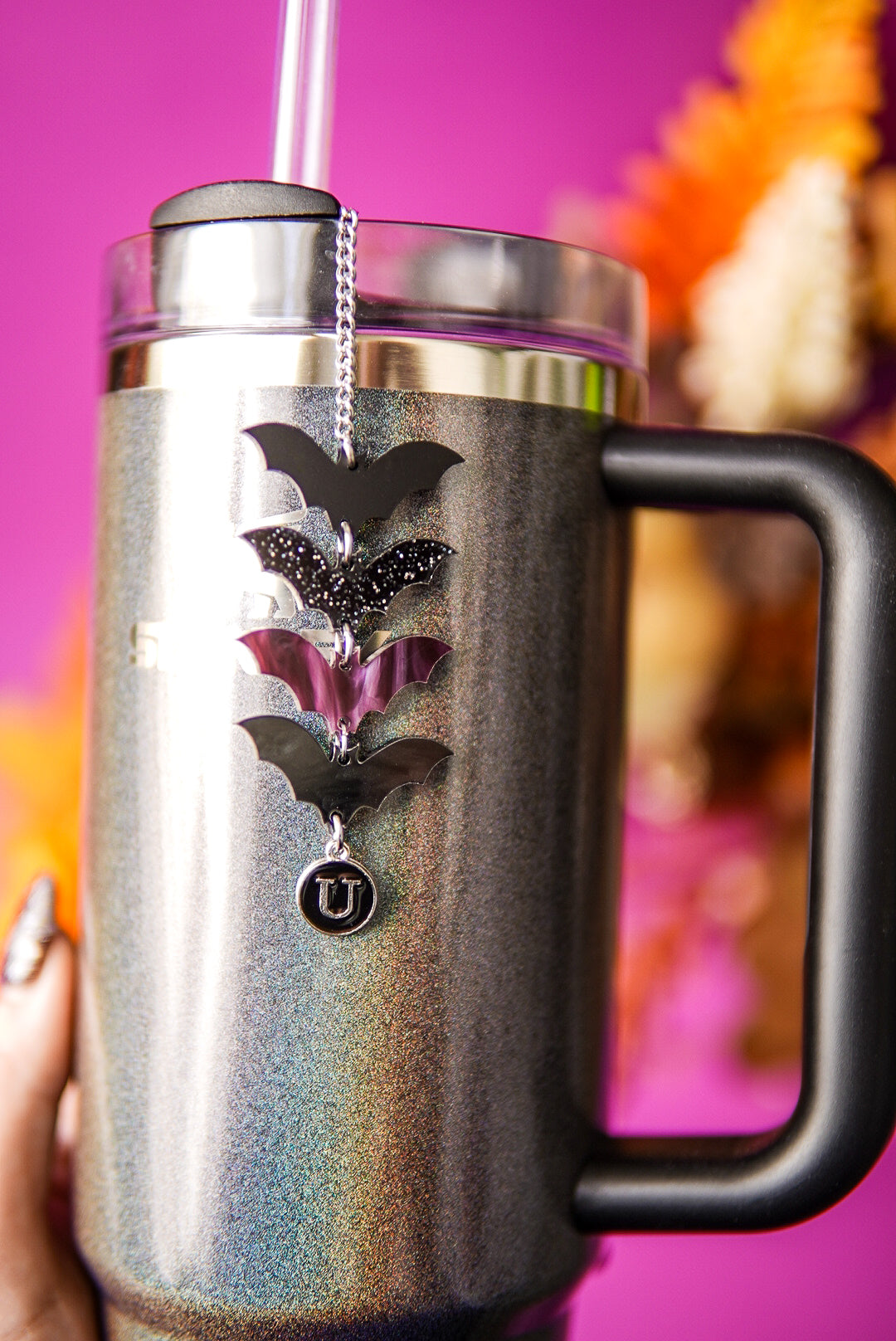 4 Bats Tumbler Charm