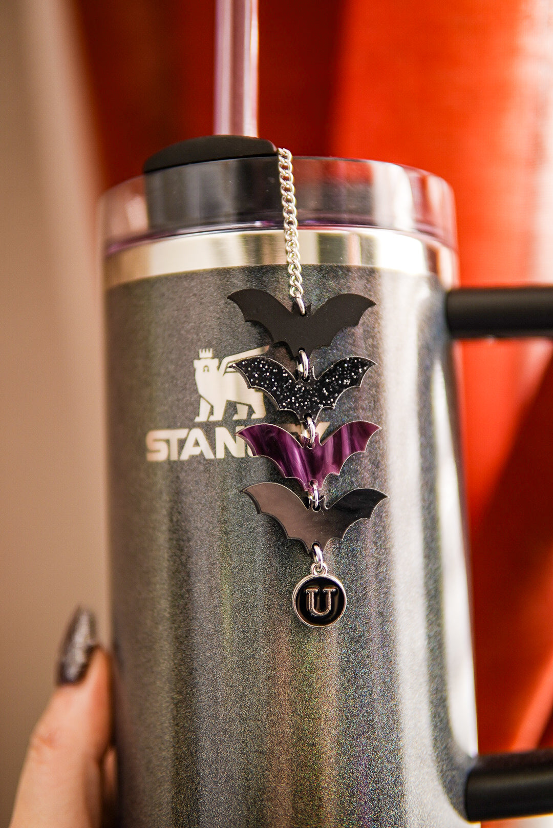 4 Bats Tumbler Charm