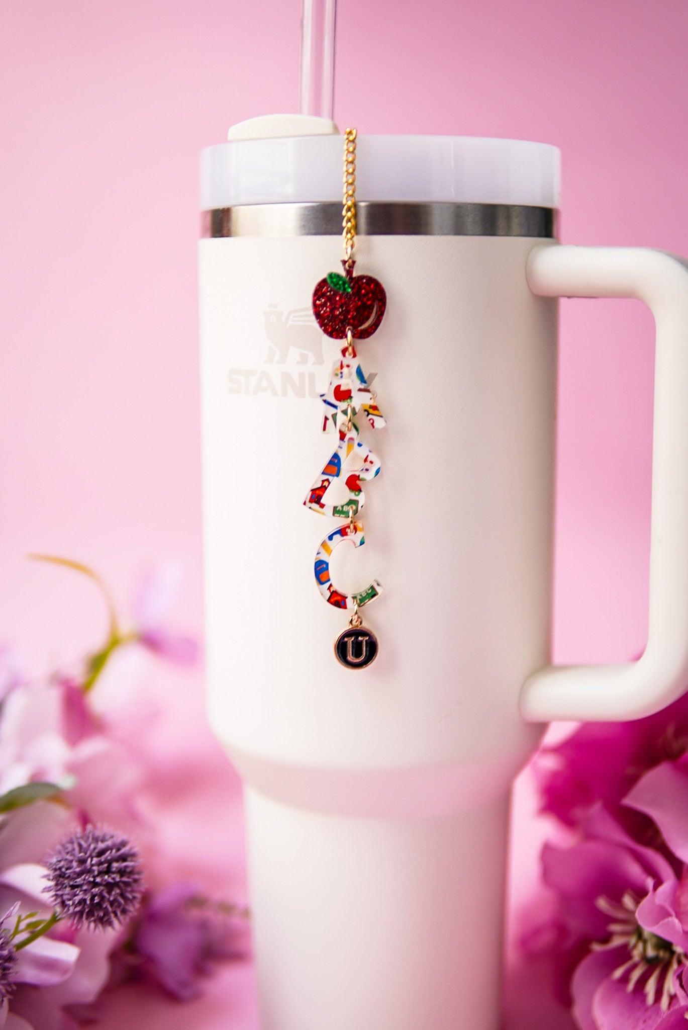 ABC Teacher Tumbler Charm