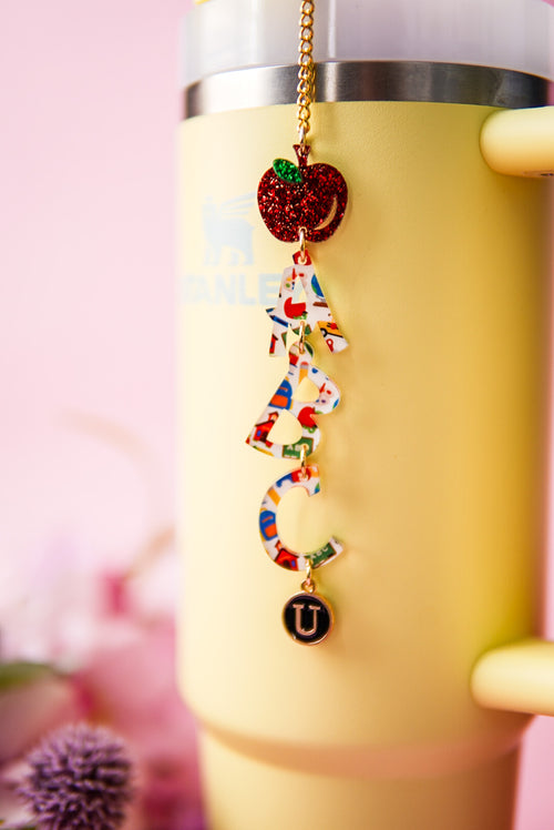 ABC Teacher Tumbler Charm
