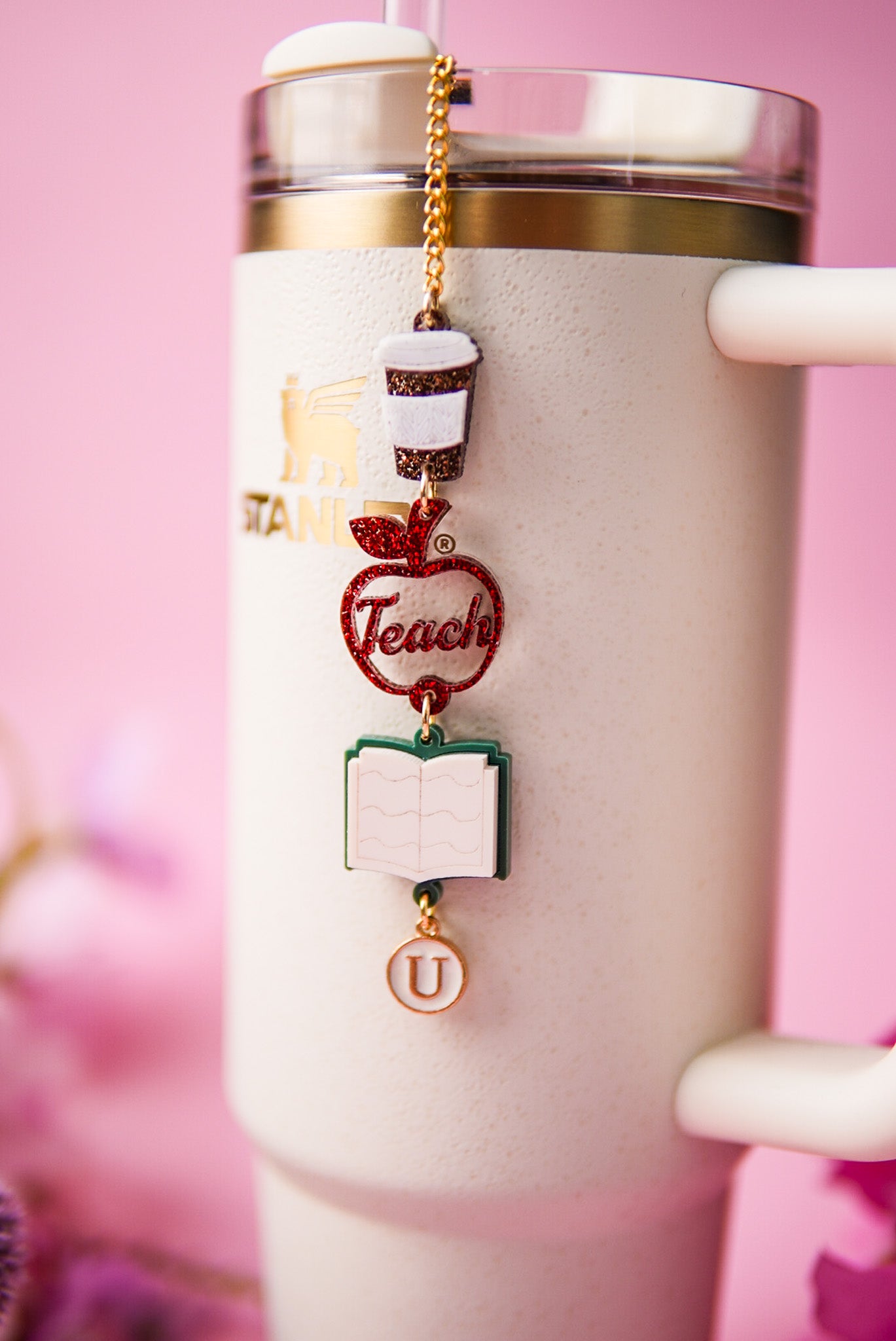 English Teacher Tumbler Charm