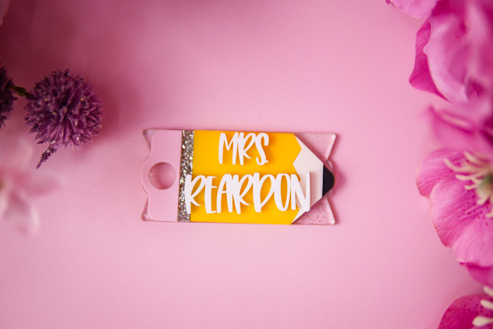 Teacher Pencil Stanley Name Plate