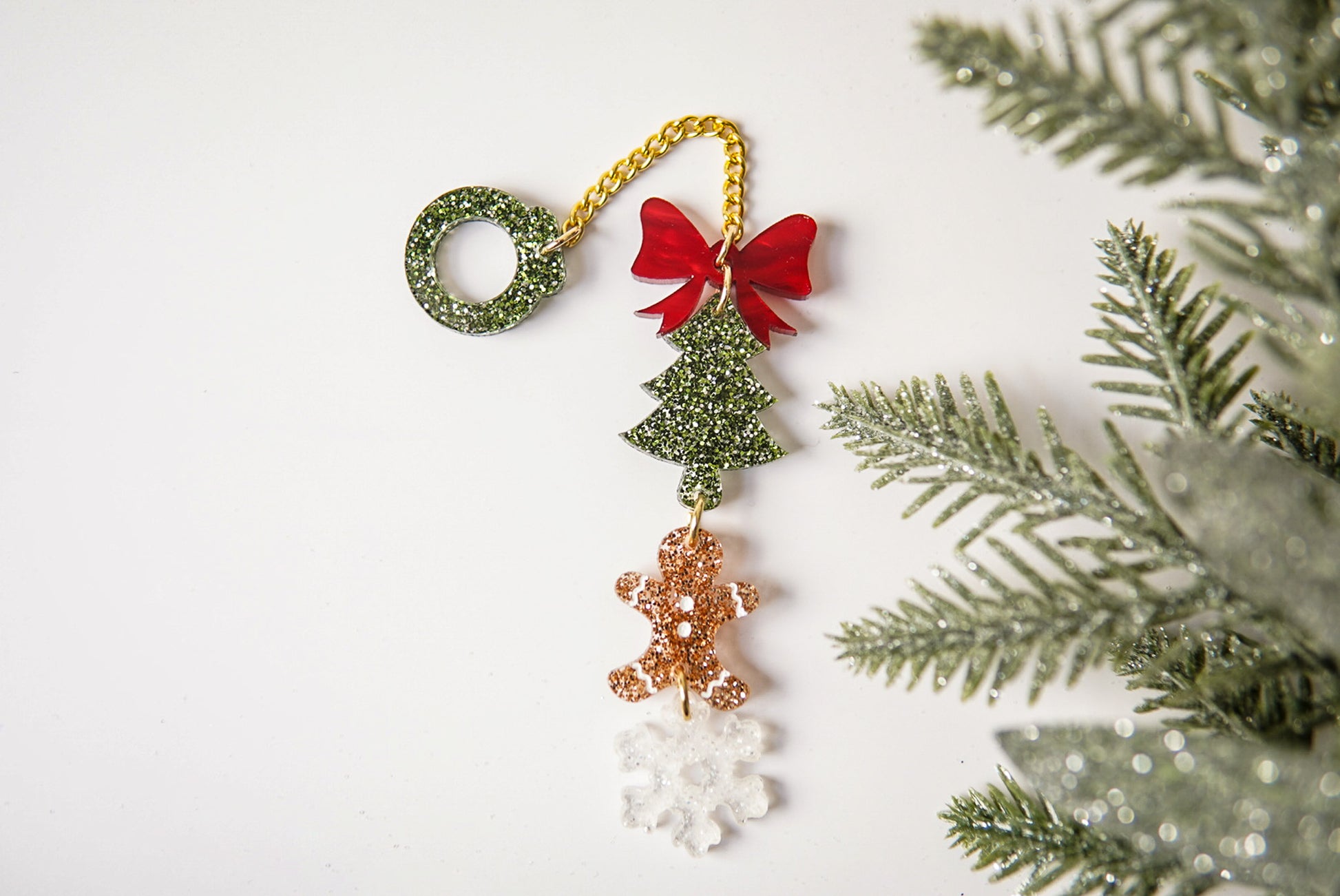 Christmas Gingerbread  Tumbler Charm