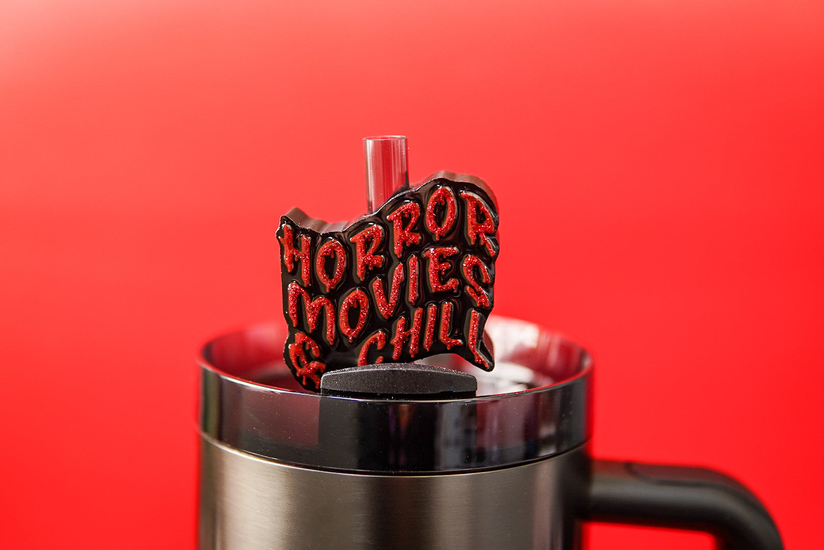 Horror Movies and Chill Stanley Straw Topper