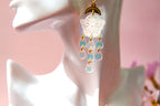 Lunar Moth Iridescent Earrings